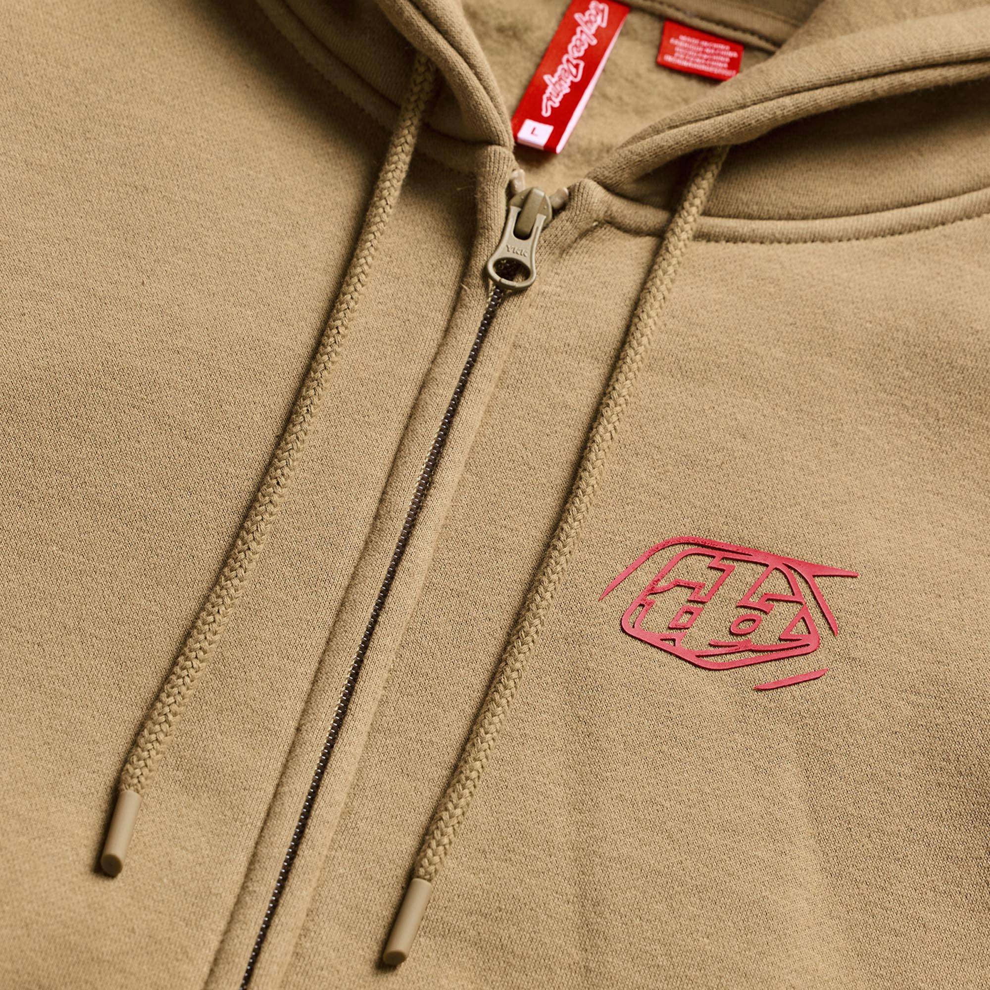 Badge Zip Up Hoodie