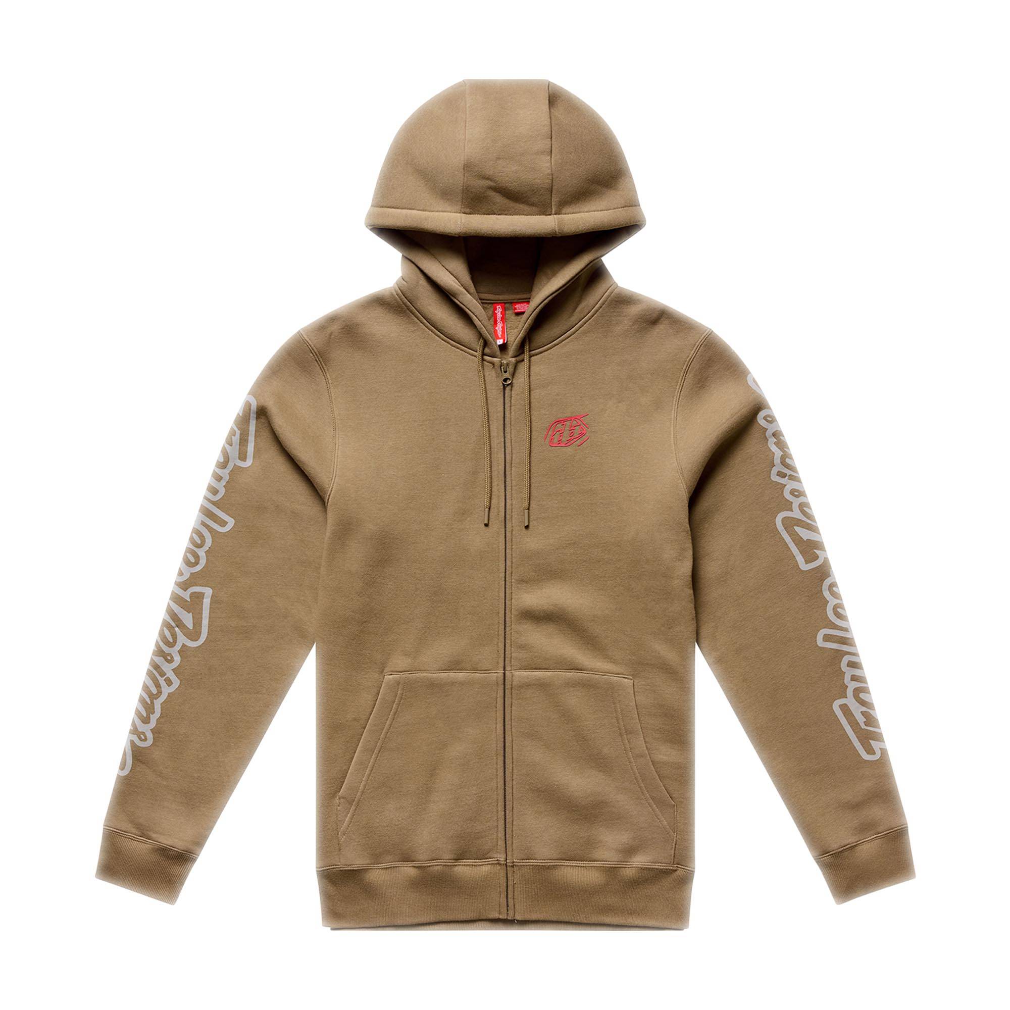 Badge Zip Up Hoodie Badge - Sienna / S