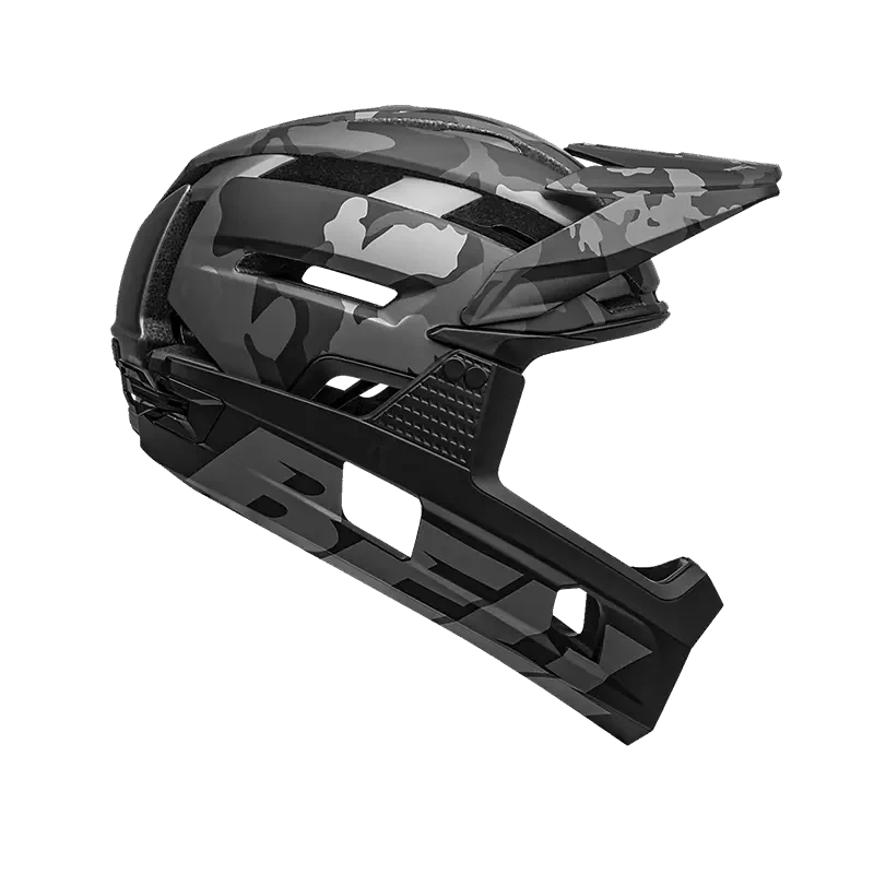 Bell Super Air R MIPS MTB Full Face Helmet Matte/Gloss Black Camo / L 58-62cm