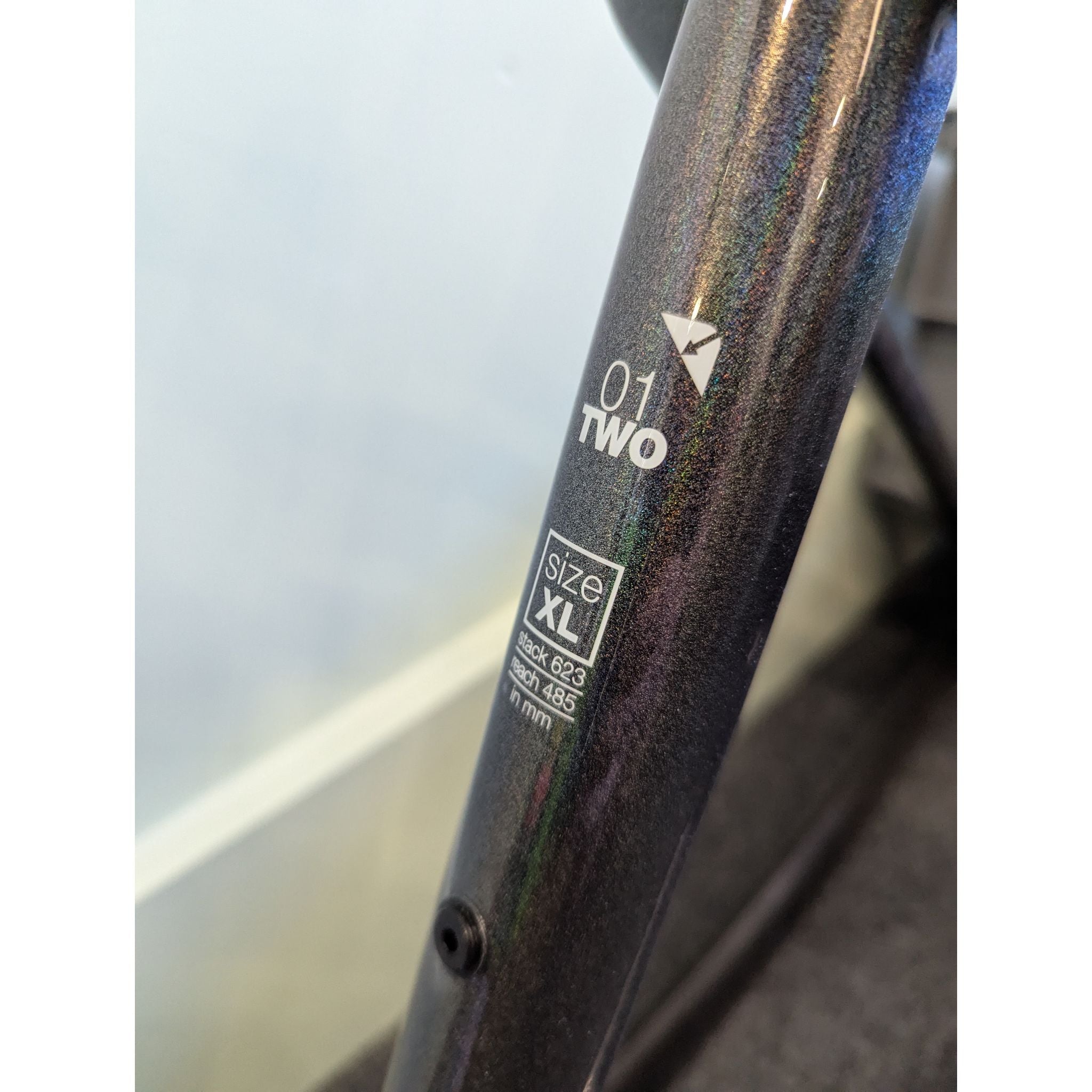BMC Twostoke 01 Carbon Frameset - Glitter Black Glitter Black / XL