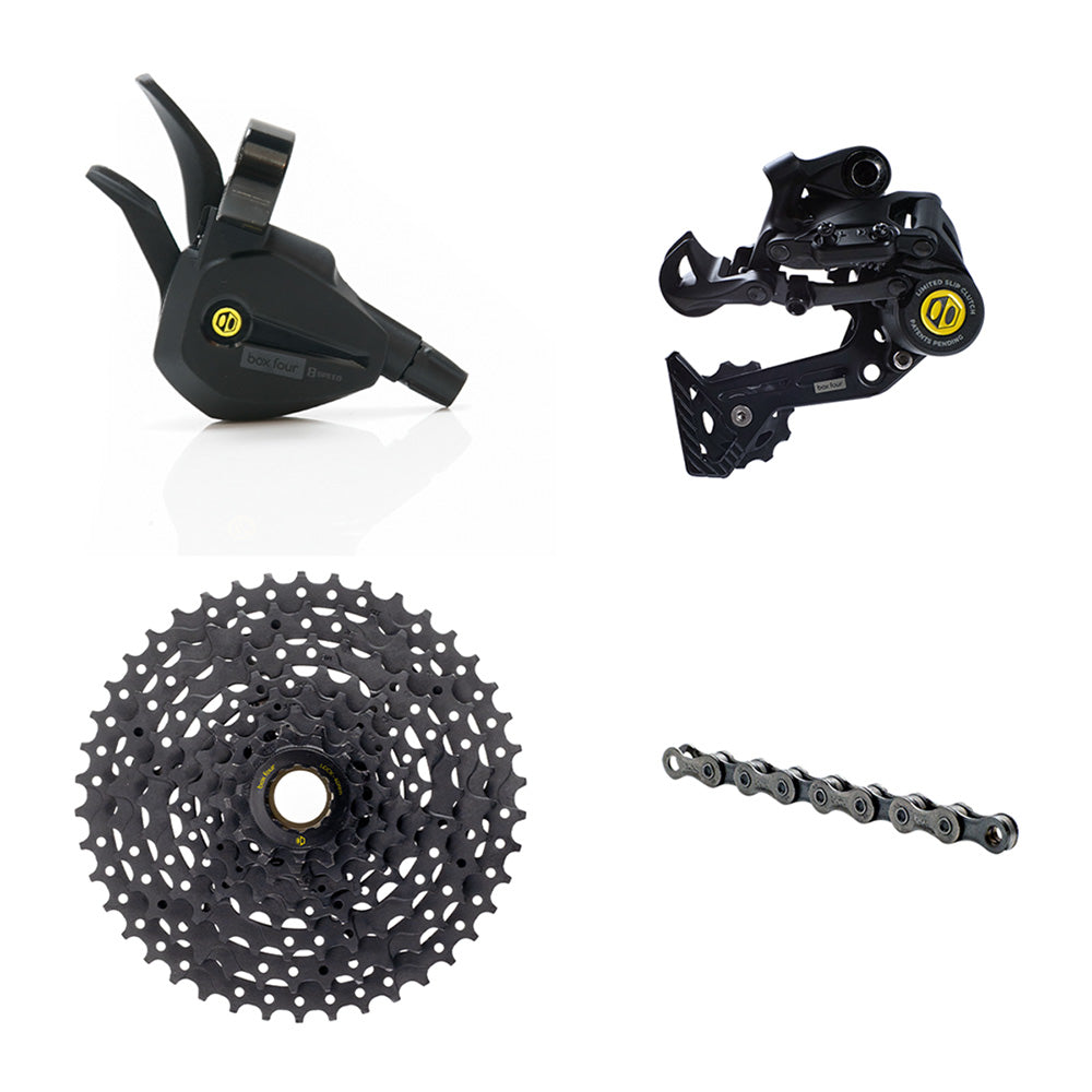 Box Components Box Four 8-Speed Wide Single Shift Groupset Black / 8-Speed