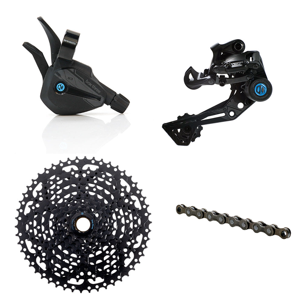 Box Components Box Three P9 Wide Single Shift E-Bike Groupset Black / 9-Speed / 12-46T