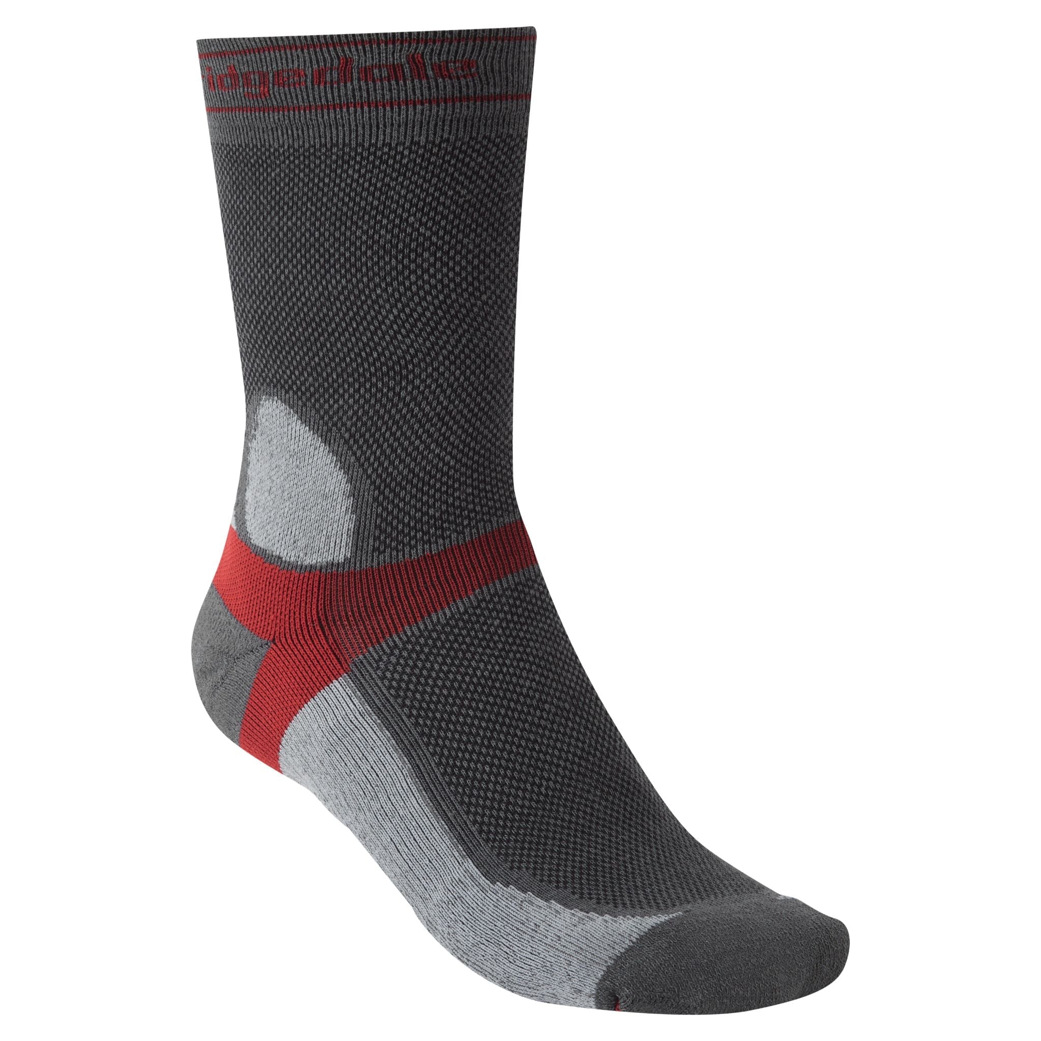 Bridgedale Summer Weight Coolmax MTB Socks Dark Grey/Light Grey / S: UK 3-5.5