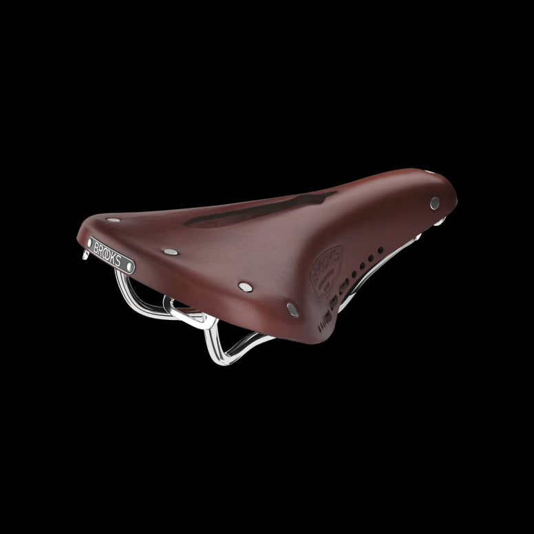 Brooks B17 Carved Short Ladies Saddle Brown / 176mm