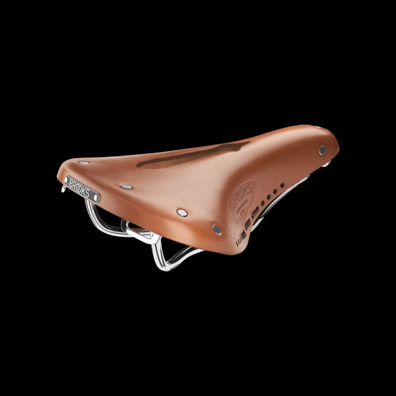 Brooks B17 Carved Short Ladies Saddle Honey / 176mm