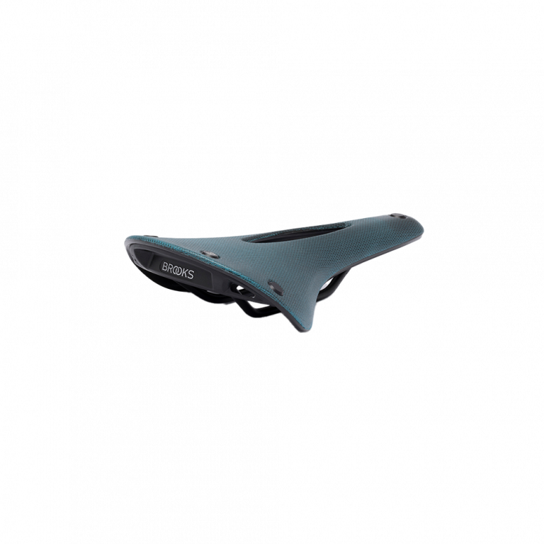Brooks C17 Cambium Carved All-Weather Saddle Octane Blue / 162mm