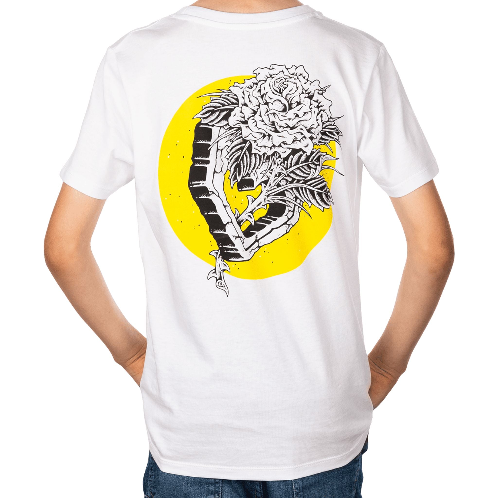 Burgtec Kid's Rose T-Shirt White / 7-8 Years