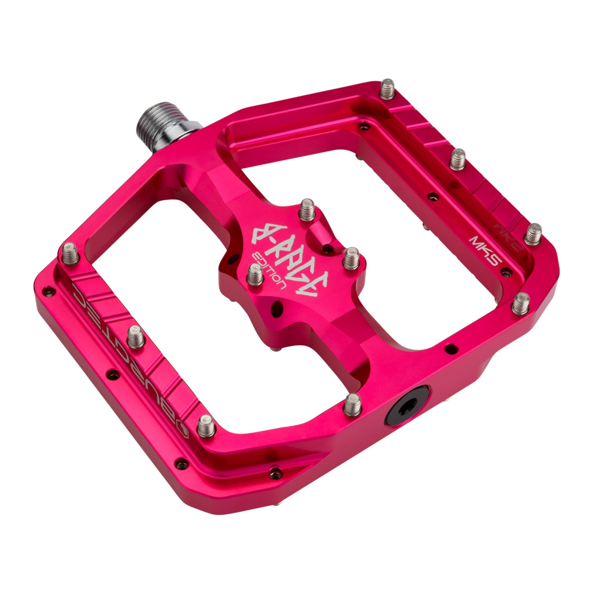 Burgtec Penthouse Flat MK5 B-Rage Edition Pedals Toxic Barbie Pink