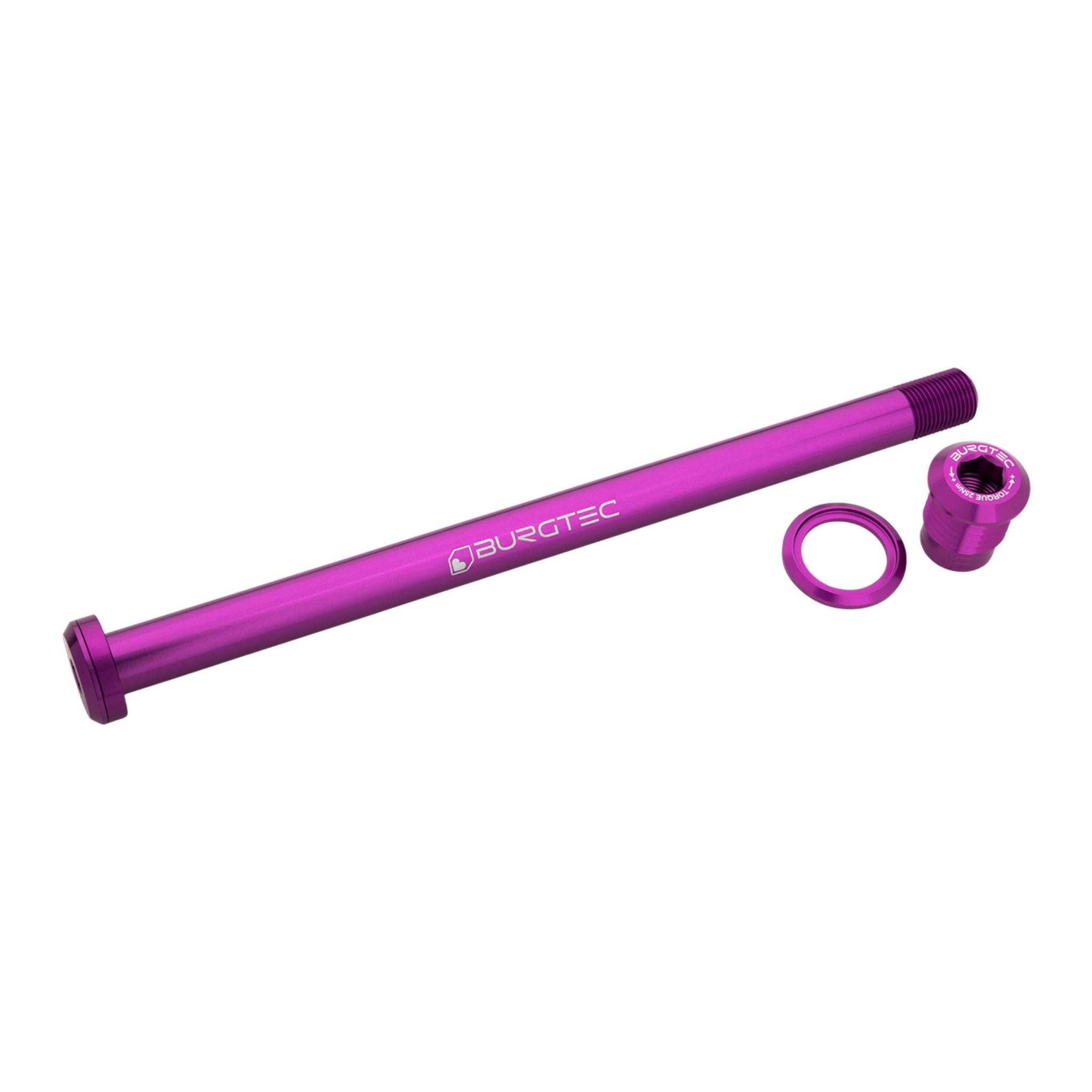 Burgtec Pivot 185.3mm Rear Axle Purple Rain