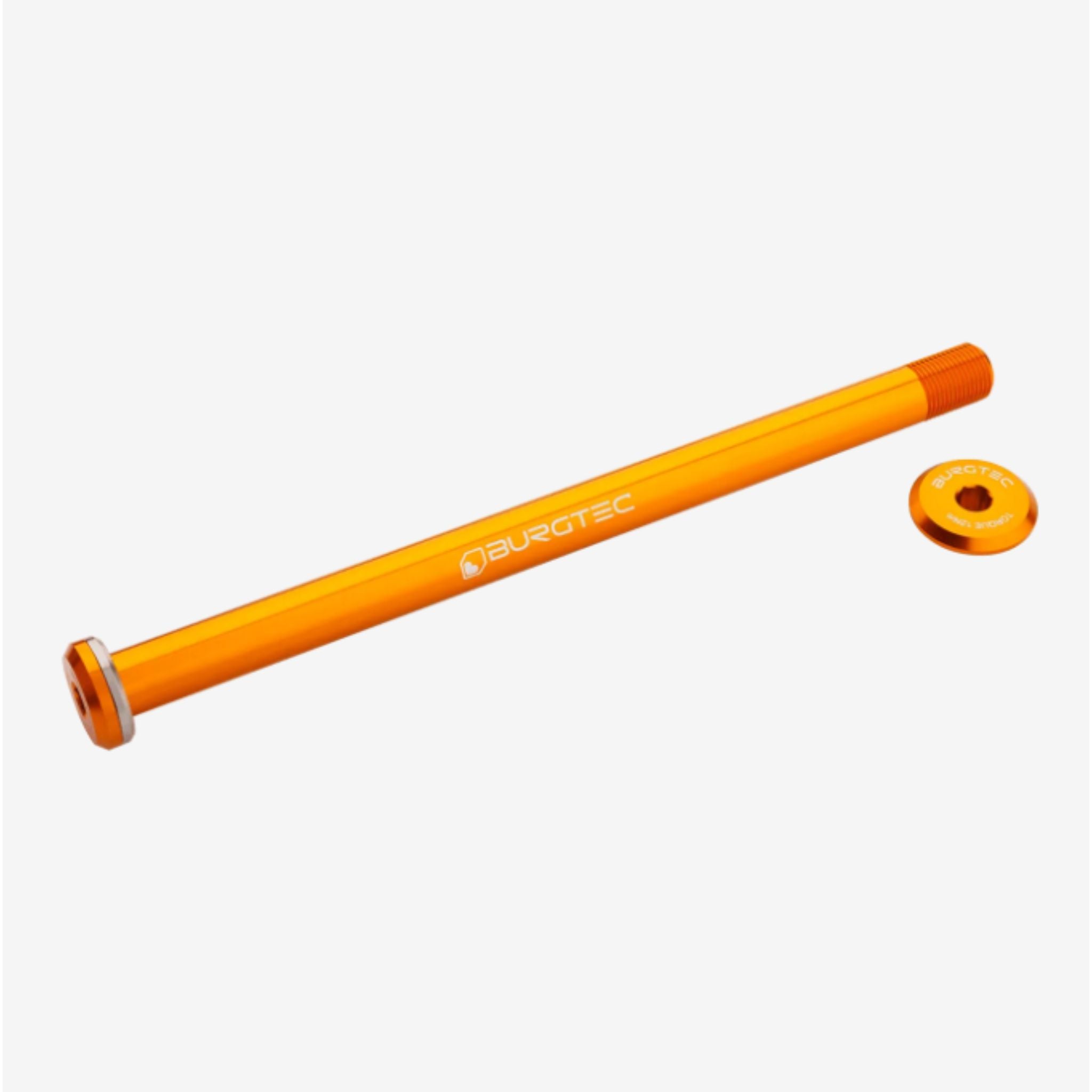 Burgtec Santa Cruz V10 182mm Rear Axle Iron Bro Orange