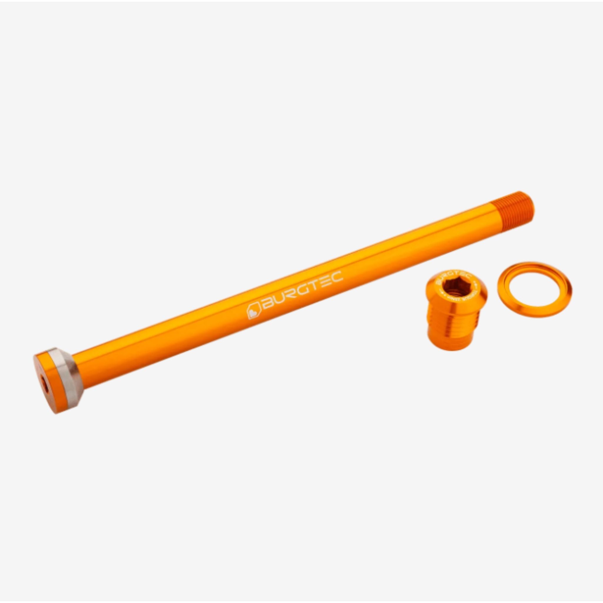 Burgtec Transition 175mm Rear Axle Iron Bro Orange