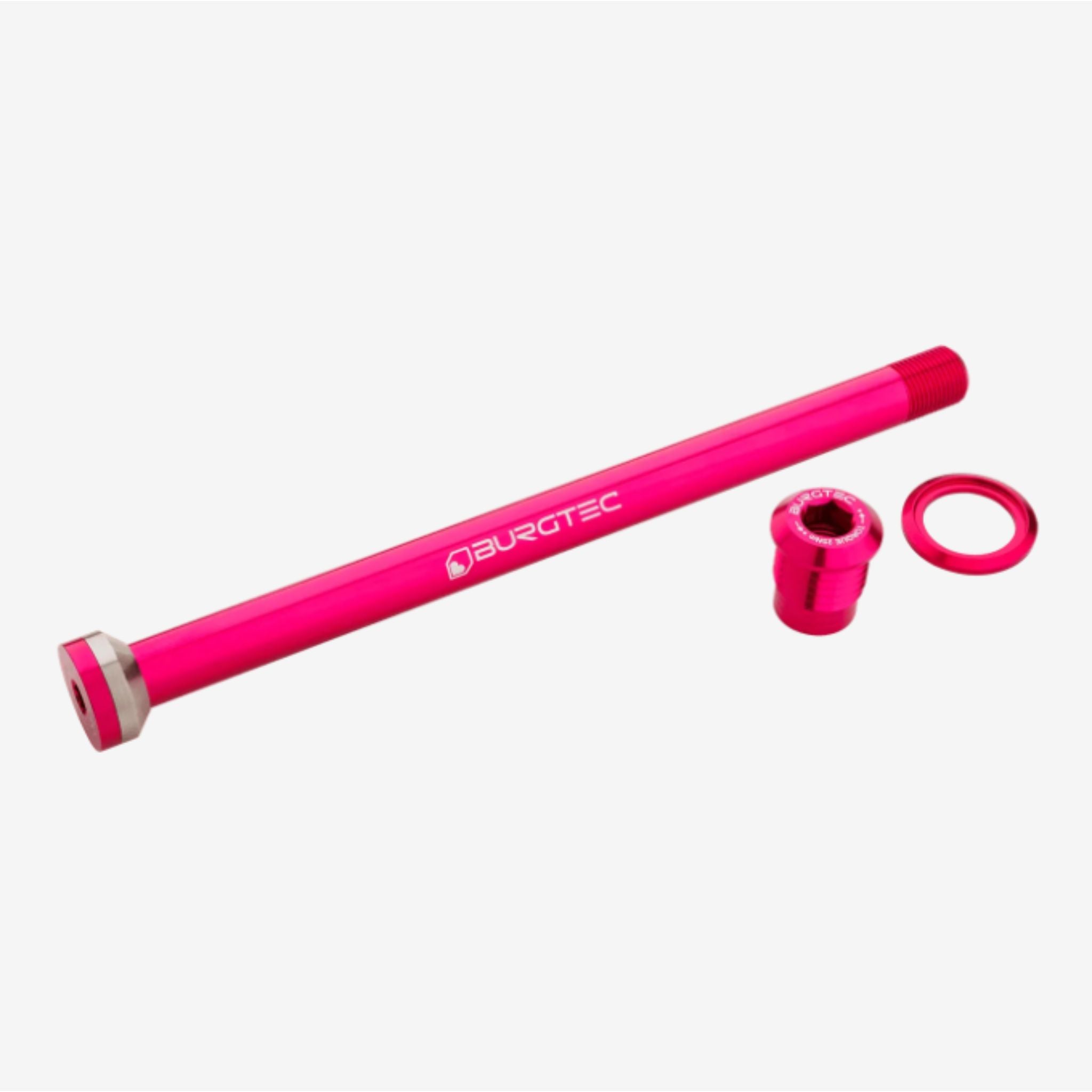 Burgtec Transition 175mm Rear Axle Toxic Barbie Pink