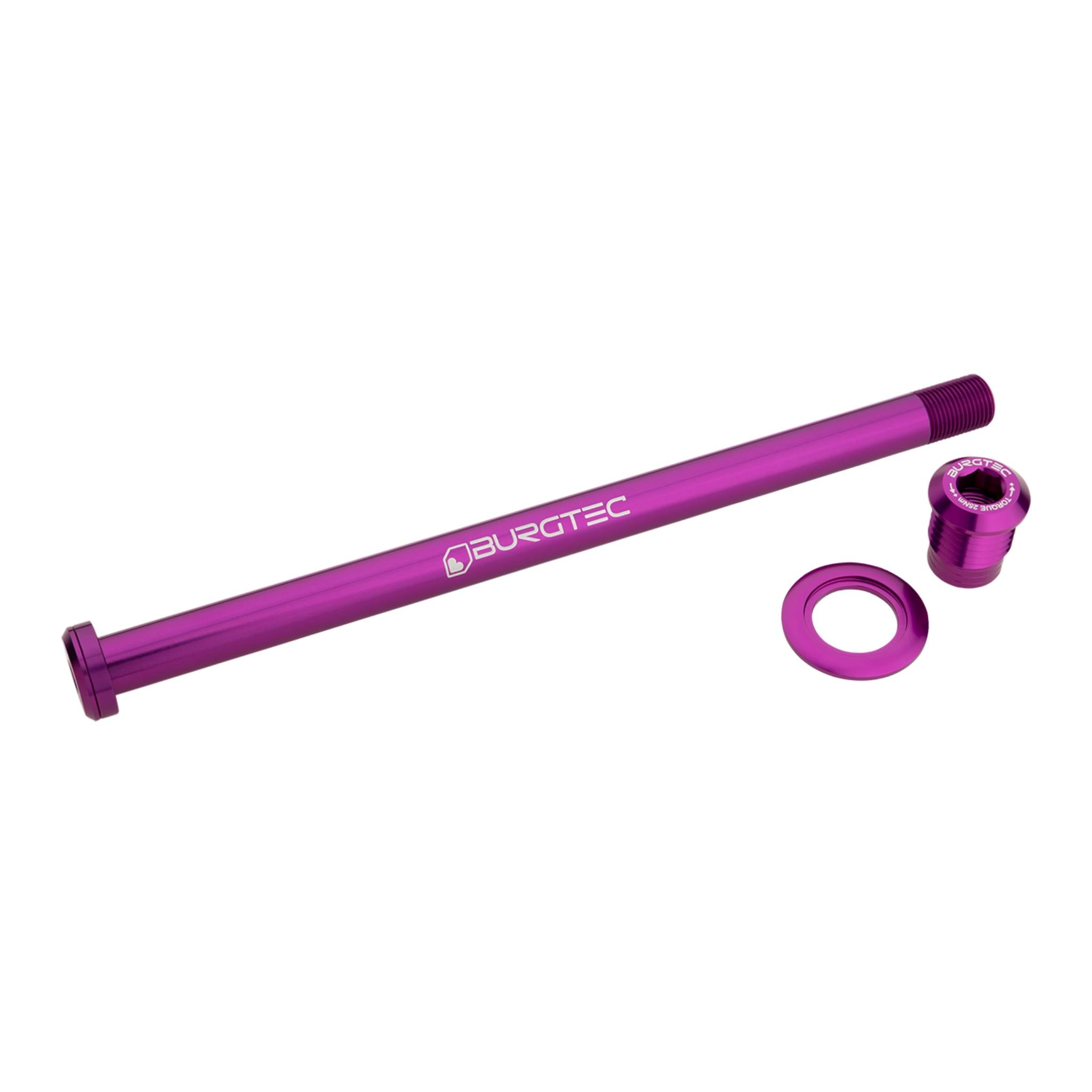 Burgtec Trek Session 194mm Rear Axle Purple Rain