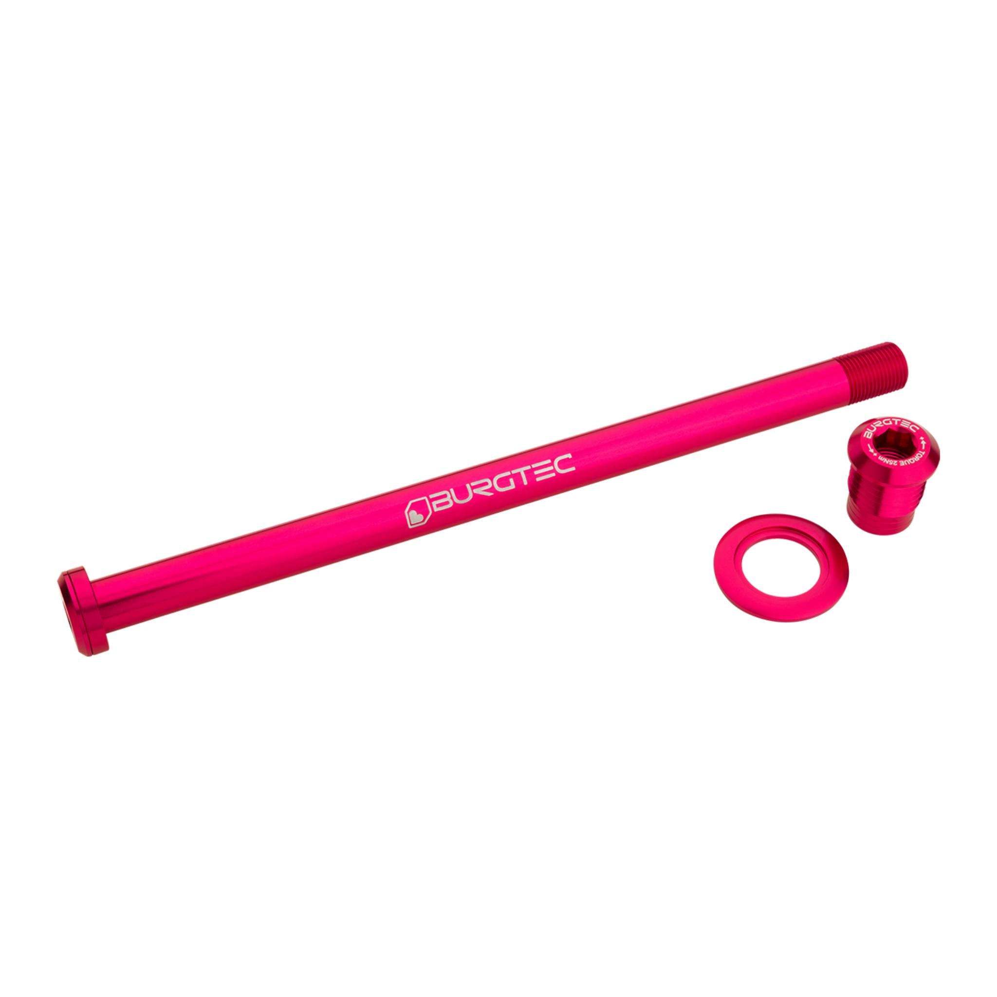 Burgtec Trek Session 194mm Rear Axle Toxic Barbie