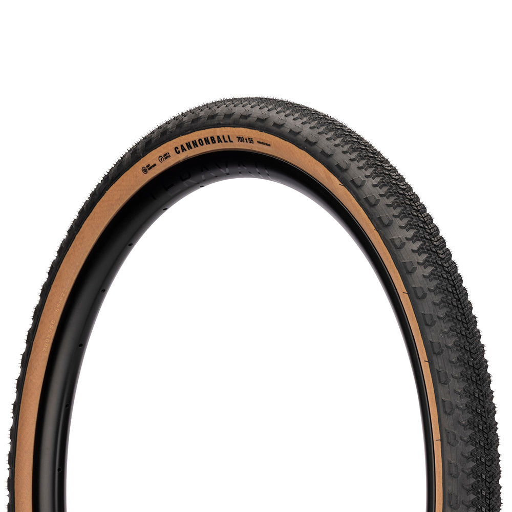 Cannonball Gravel Tyre Black/Tan / 700 x 40 / Durable