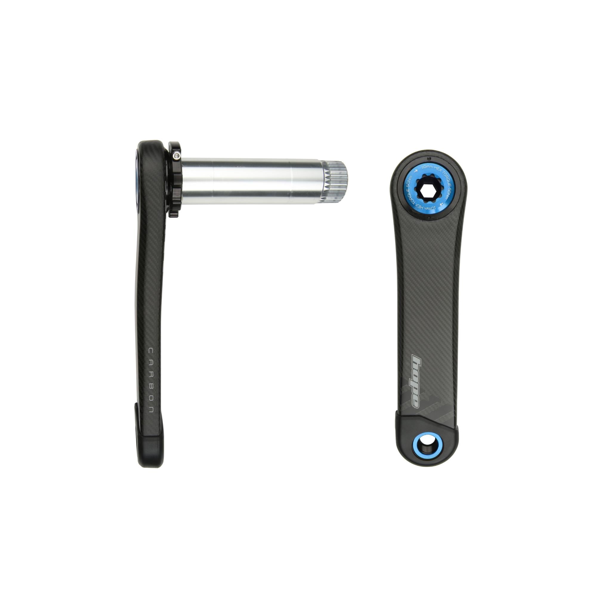 Carbon RX Gravel Crankset Blue / 165mm / Regular