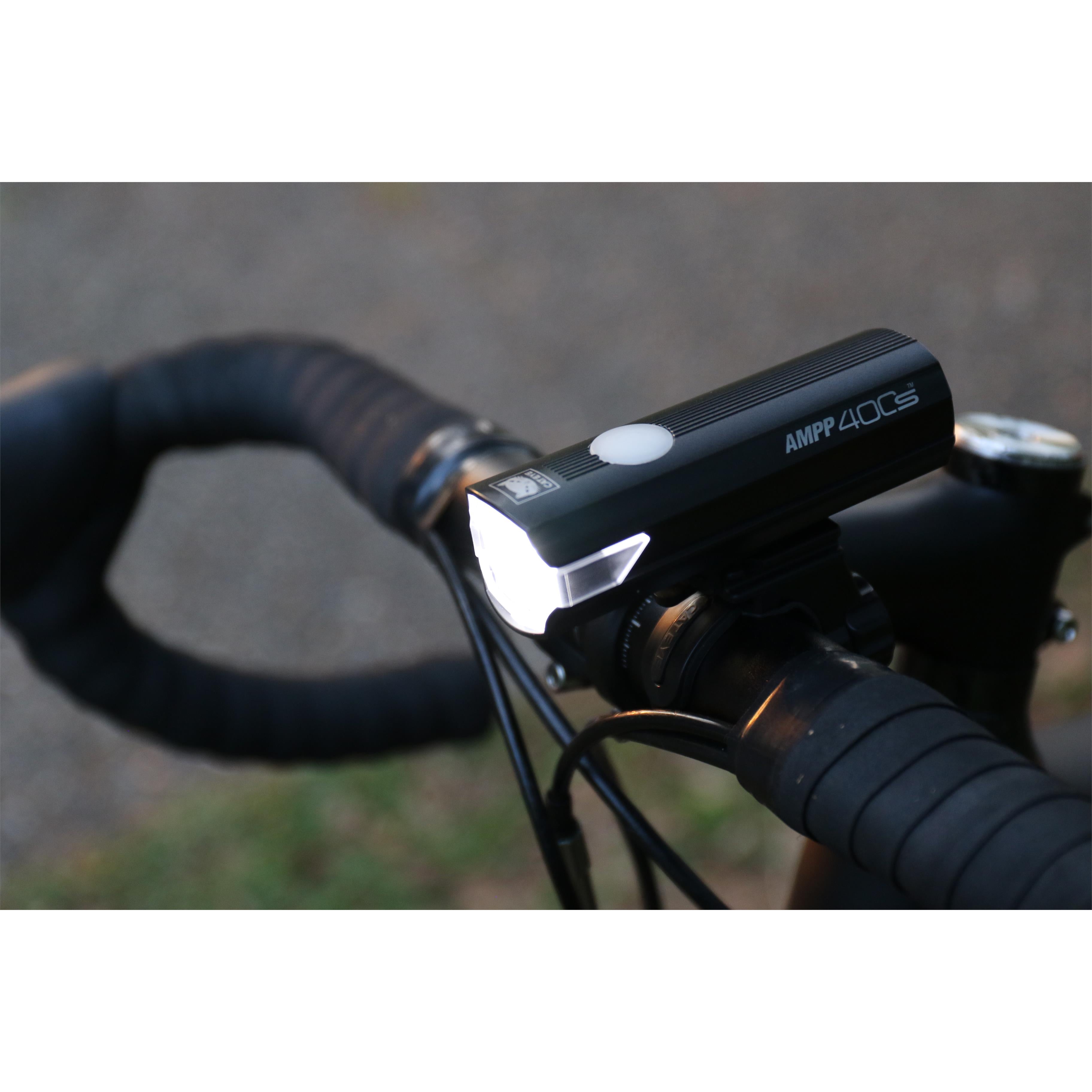Cateye AMP 400S Front Bike Light Black