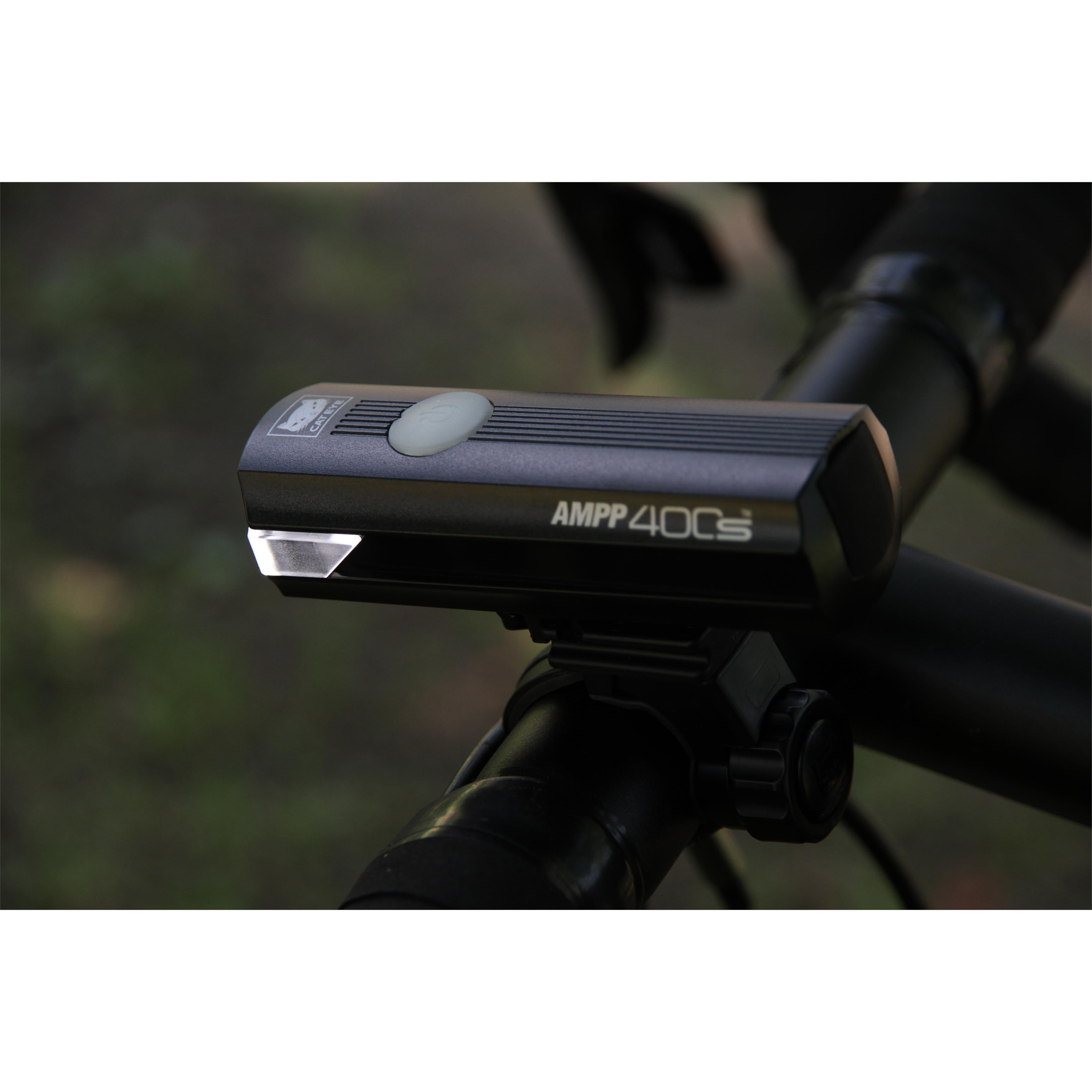 Cateye AMP 400S Front Bike Light Black