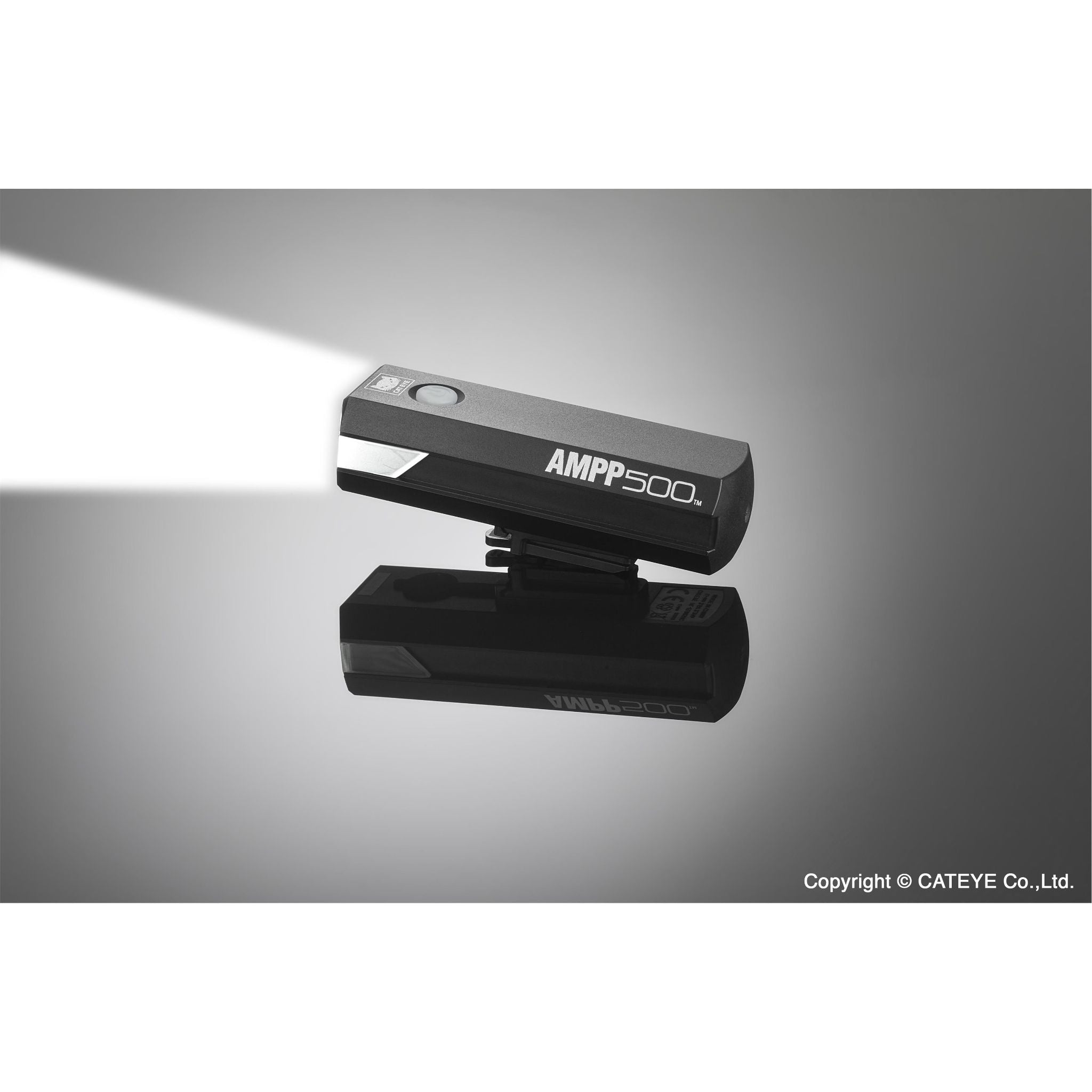 Cateye AMP 500S & Viz 150 Front & Rear Bike Light Set Black