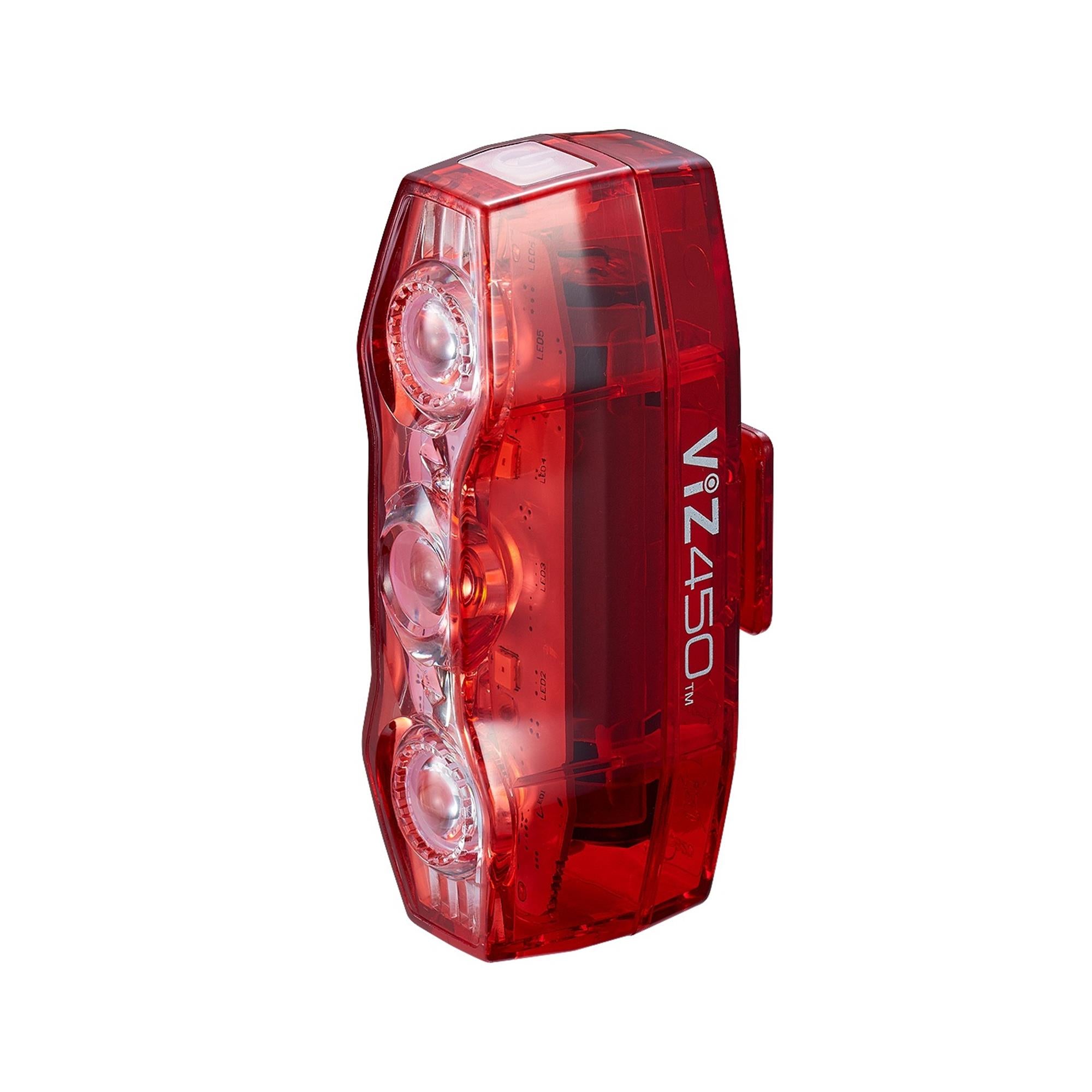 Cateye Viz 450 Rear Light USB-C Black