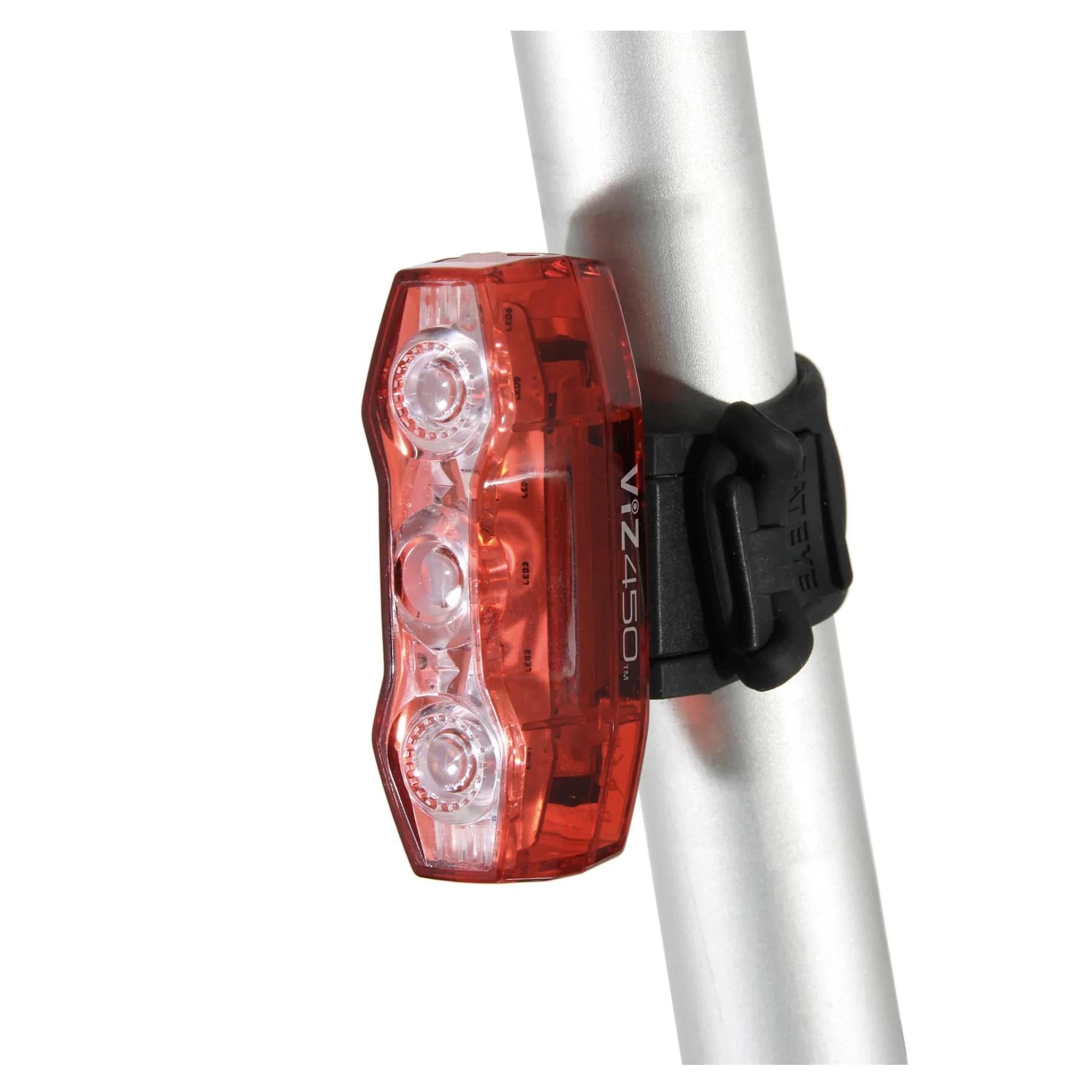 Cateye Viz 450 Rear Light USB-C Black
