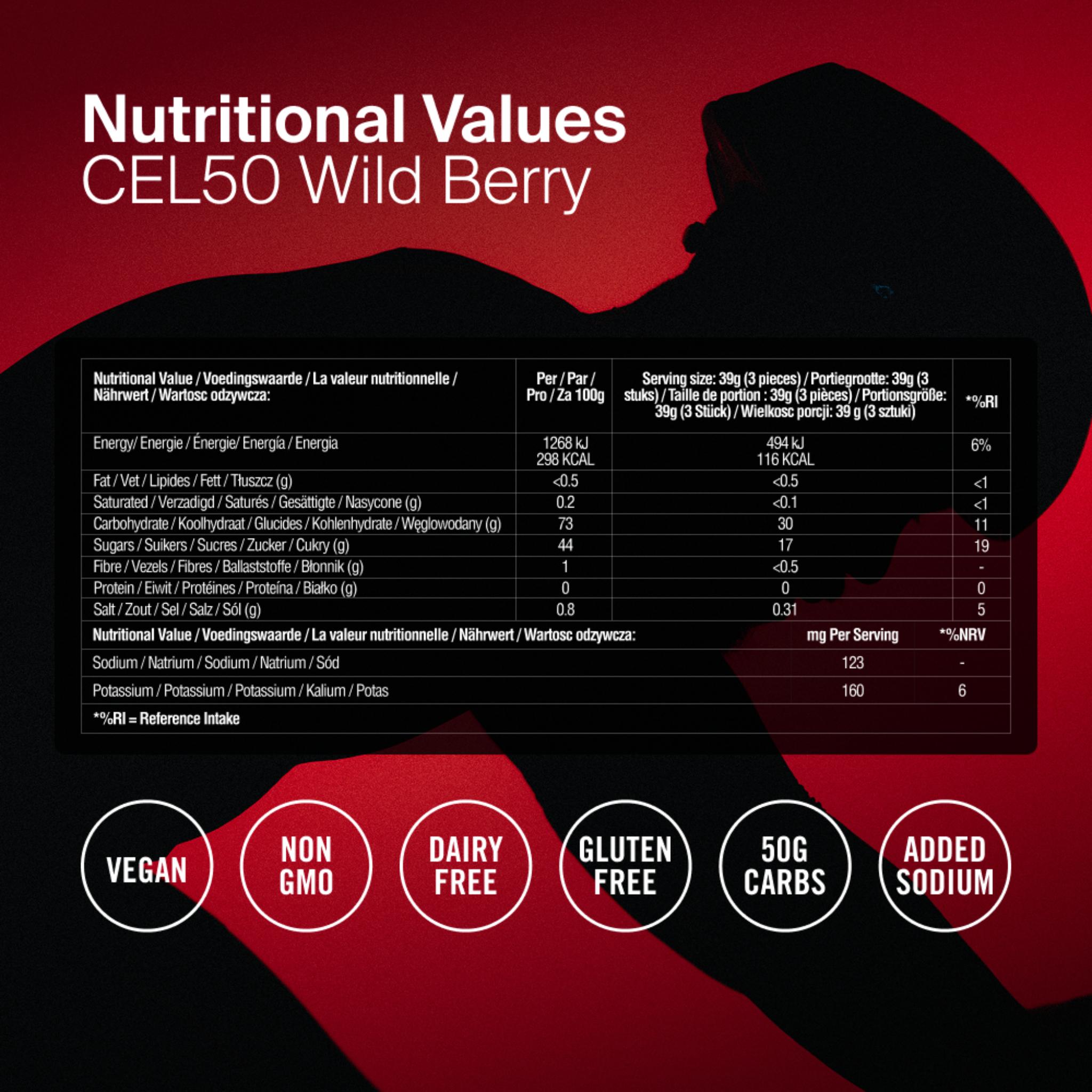 CEL50 Energy Chews