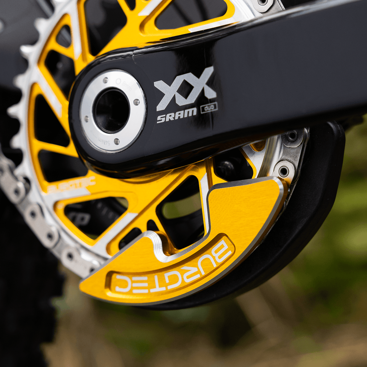 Chainring Bash Guard Burgtec Bullion Gold / Single