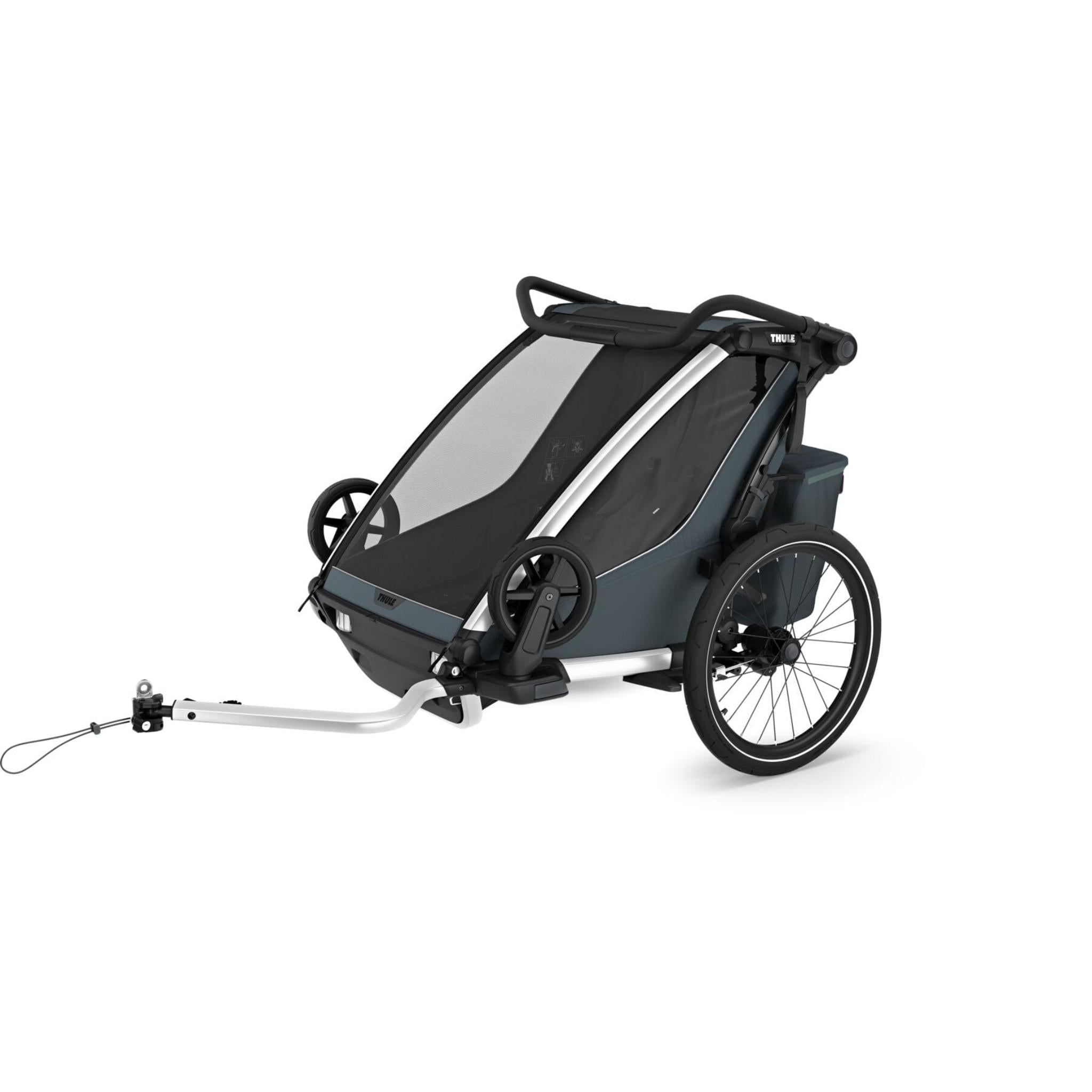 Chariot Cross 2 Double Child Carrier with Cycling & Strolling Kit
