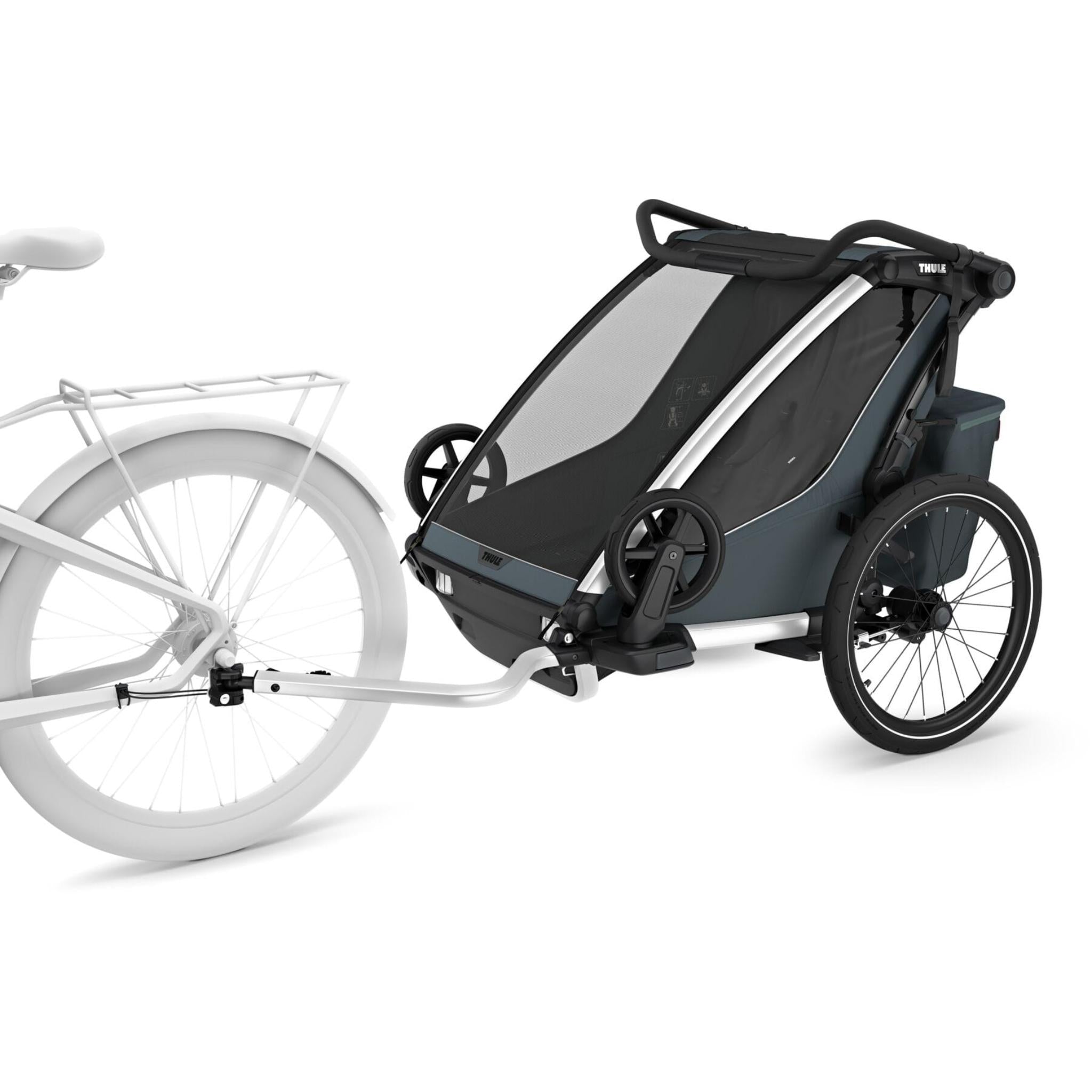 Chariot Cross 2 Double Child Carrier with Cycling & Strolling Kit