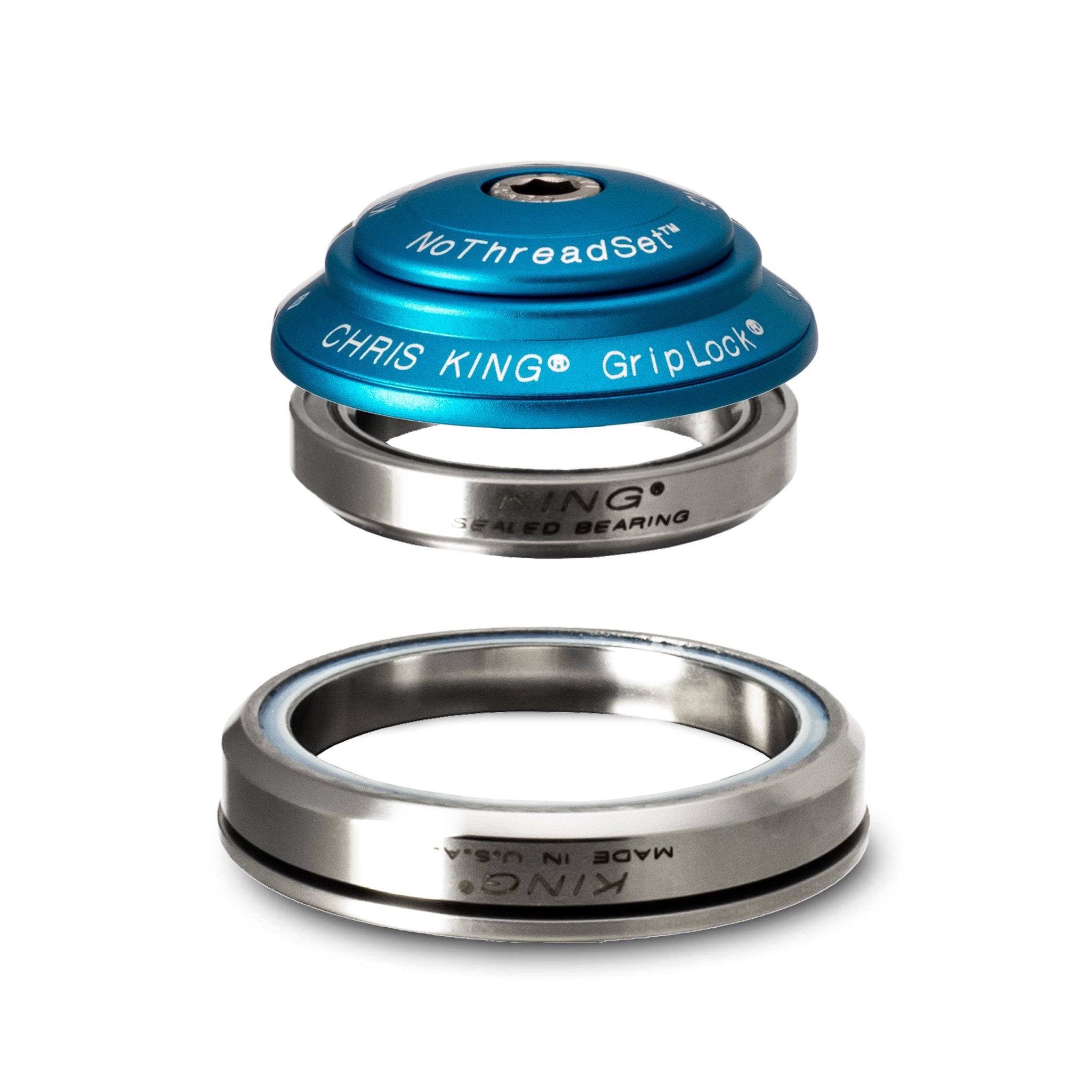 Chris King Dropset 4 42/42 Headset Matte Turquoise / 1-1/8 Inch