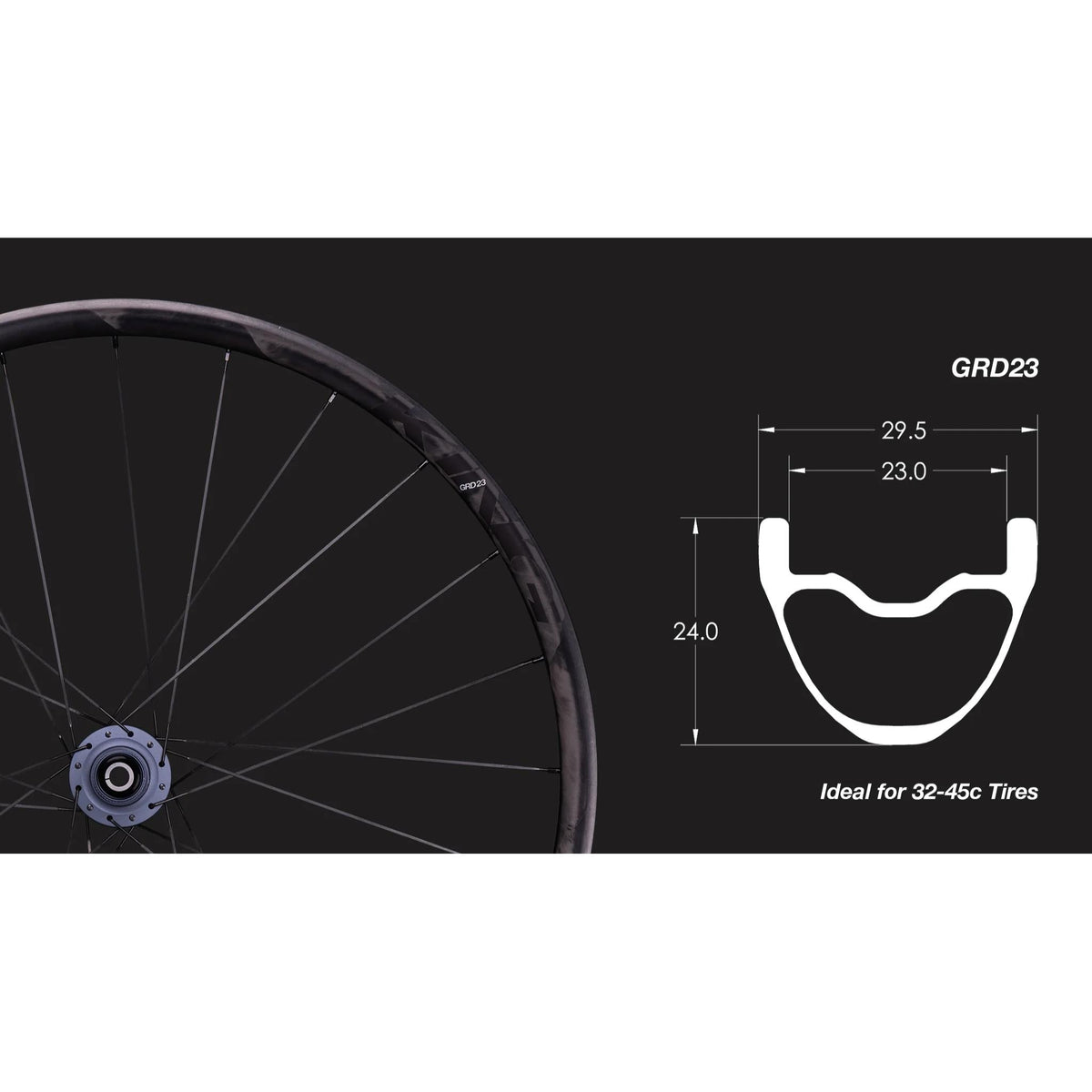 Chris King GRD23 R45D CL Wheelset