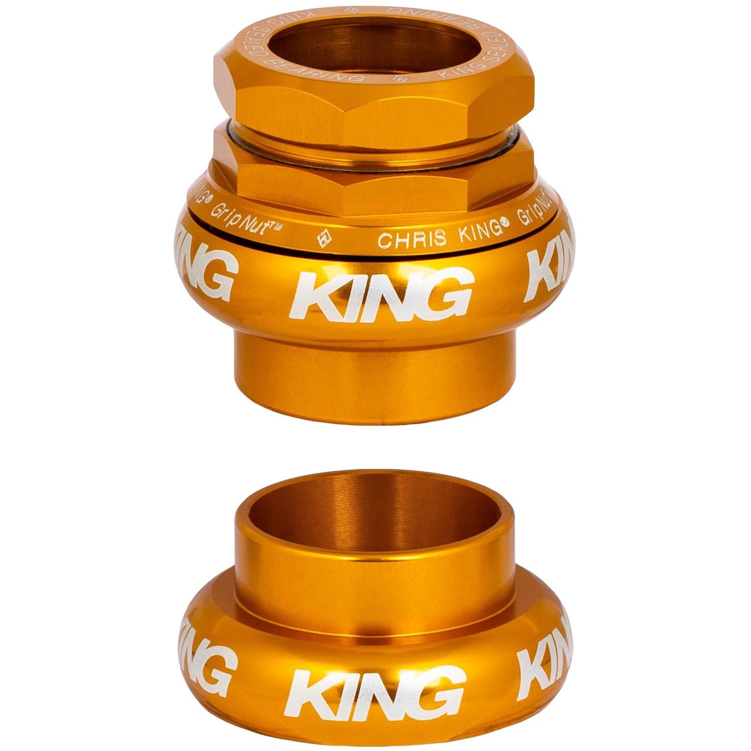 Chris King Gripnut Headset Gold / 1 Inch