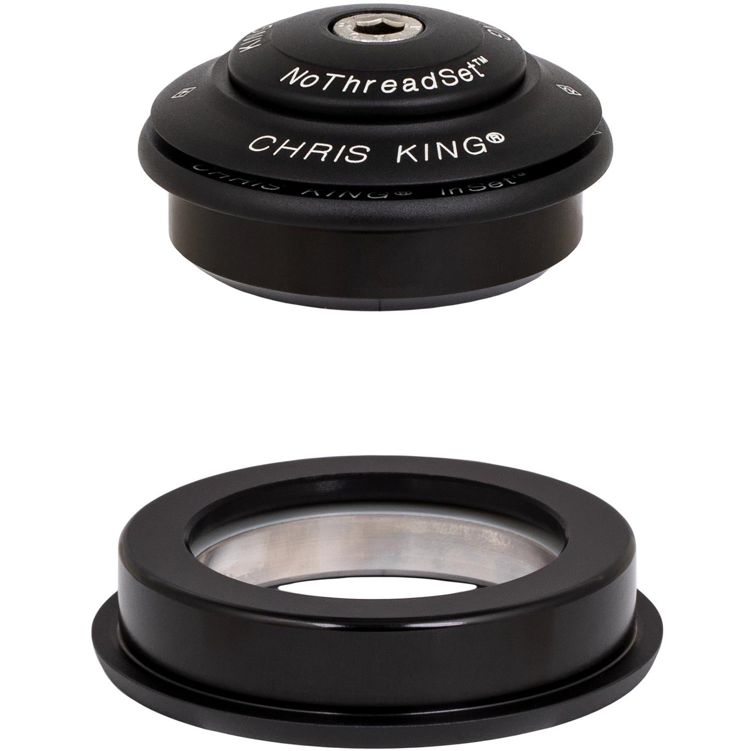 Chris King Inset 2 ZS44/ZS56 Headset Matte Black / 1-1/8 Inch - 1-1/2 Inch