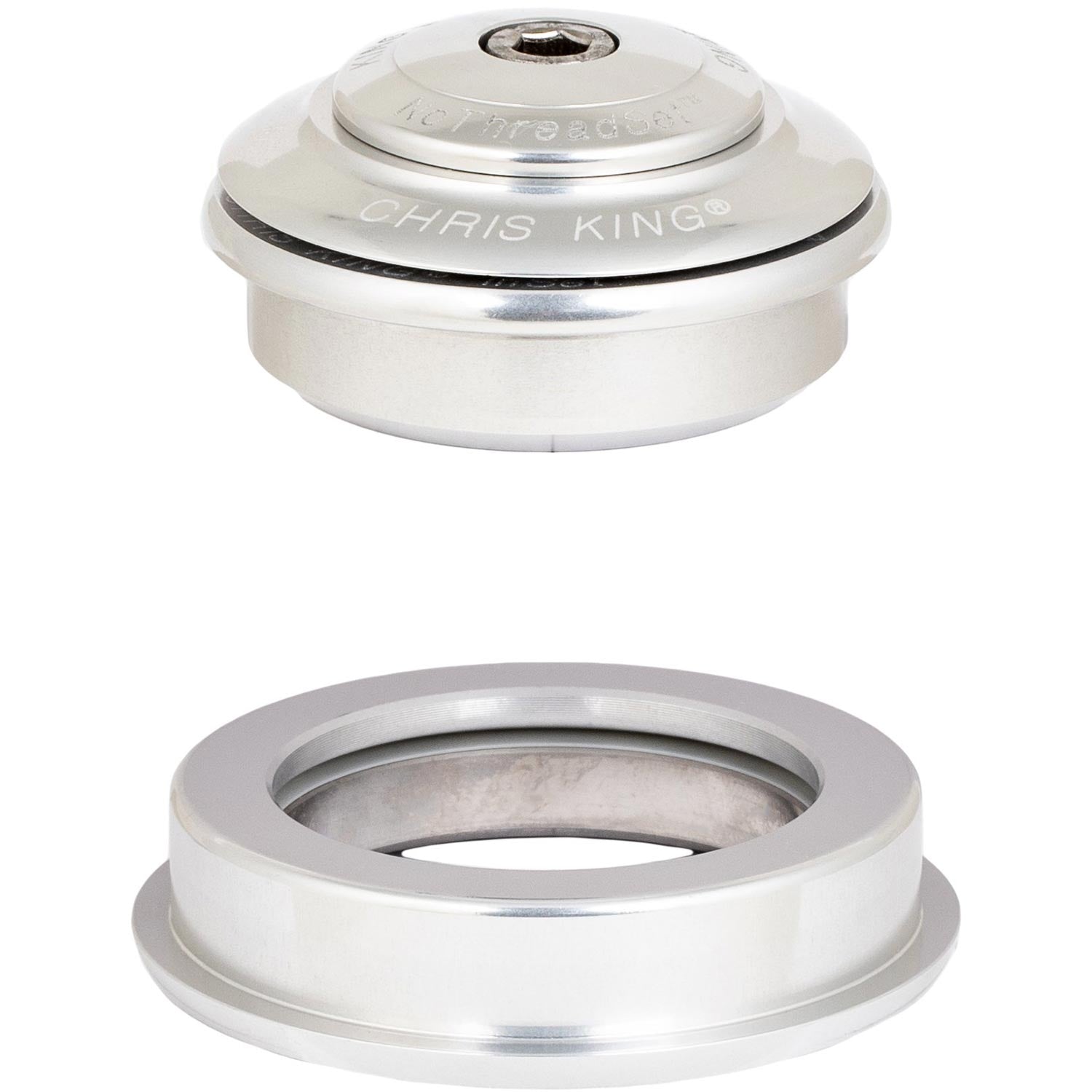 Chris King Inset 2 ZS44/ZS56 Headset Silver / 1-1/8 Inch - 1-1/2 Inch