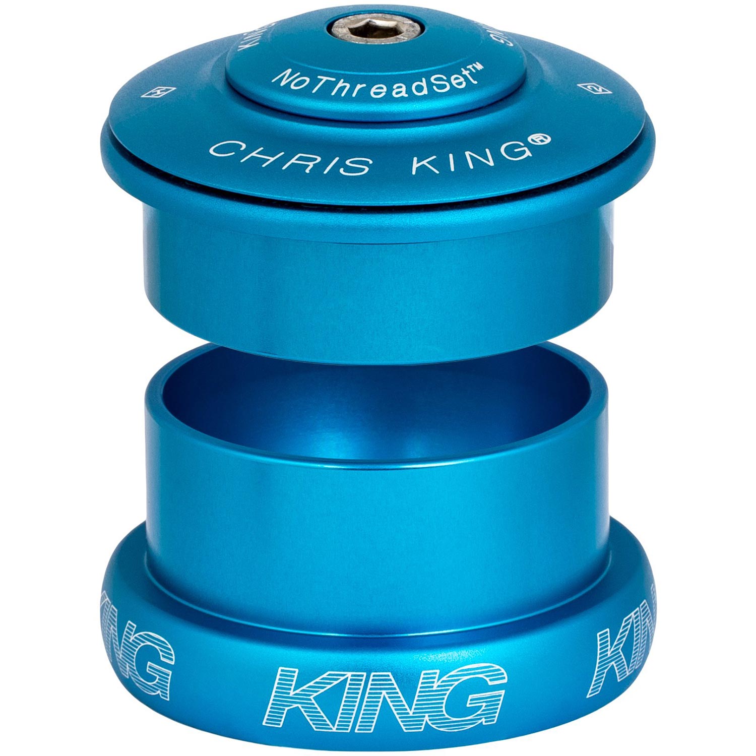 Chris King Inset 5 ZS49/EC49 Headset Matte Turquoise / 1-1/8 Inch - 1-1/2 Inch