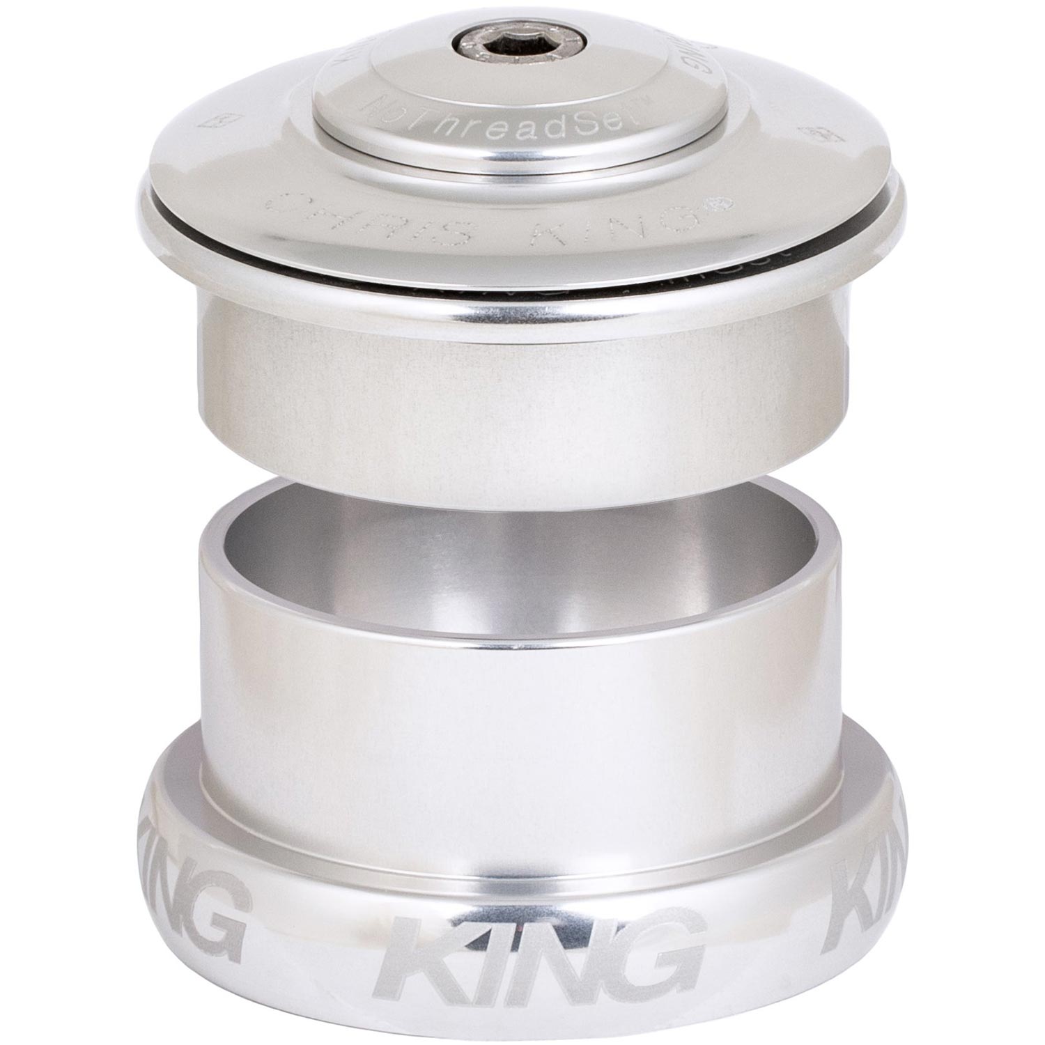 Chris King Inset 5 ZS49/EC49 Headset Silver / 1-1/8 Inch - 1-1/2 Inch