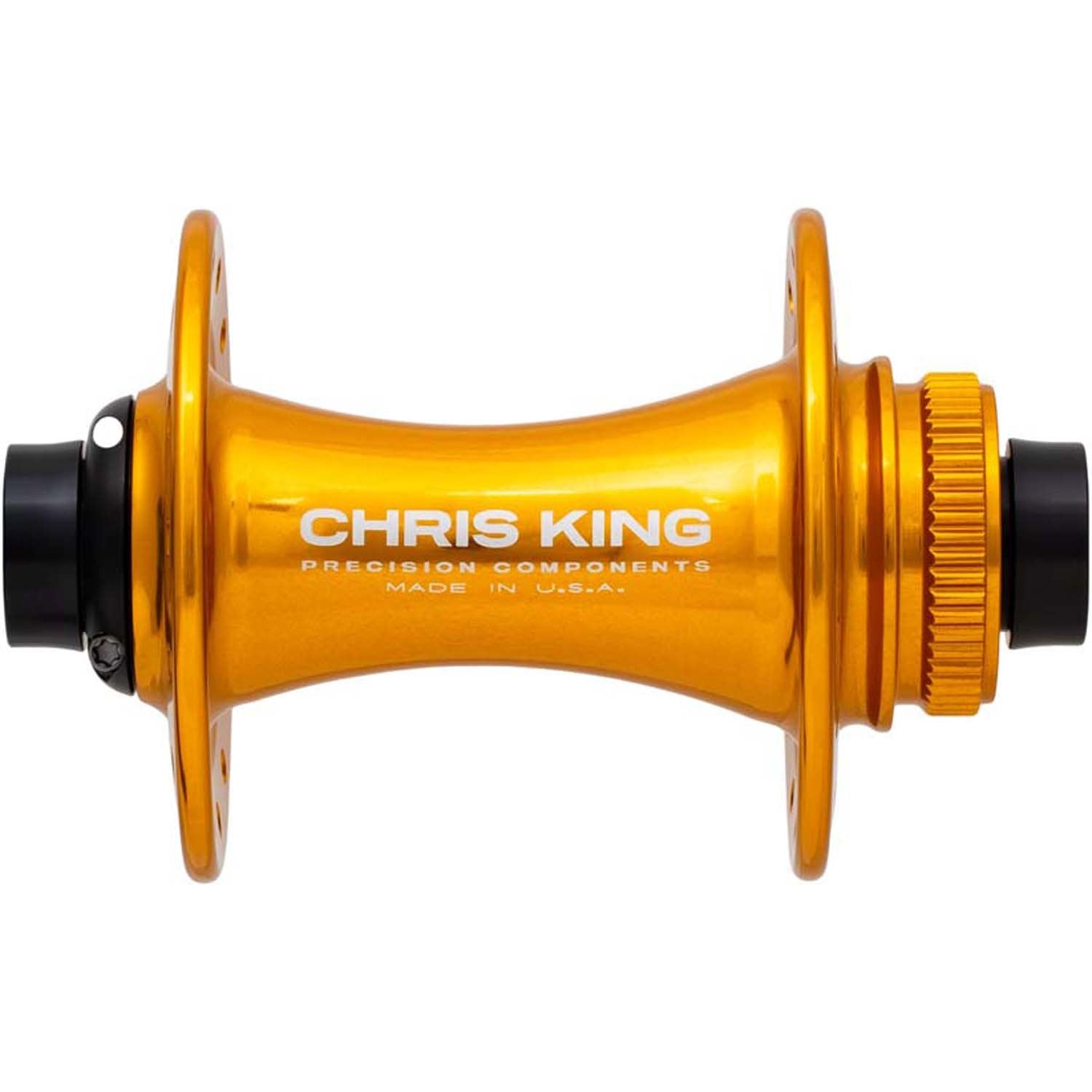 Chris King MTB Boost AB ISO Front Hub - 110x20mm Gold / 28H - Steel Bearings