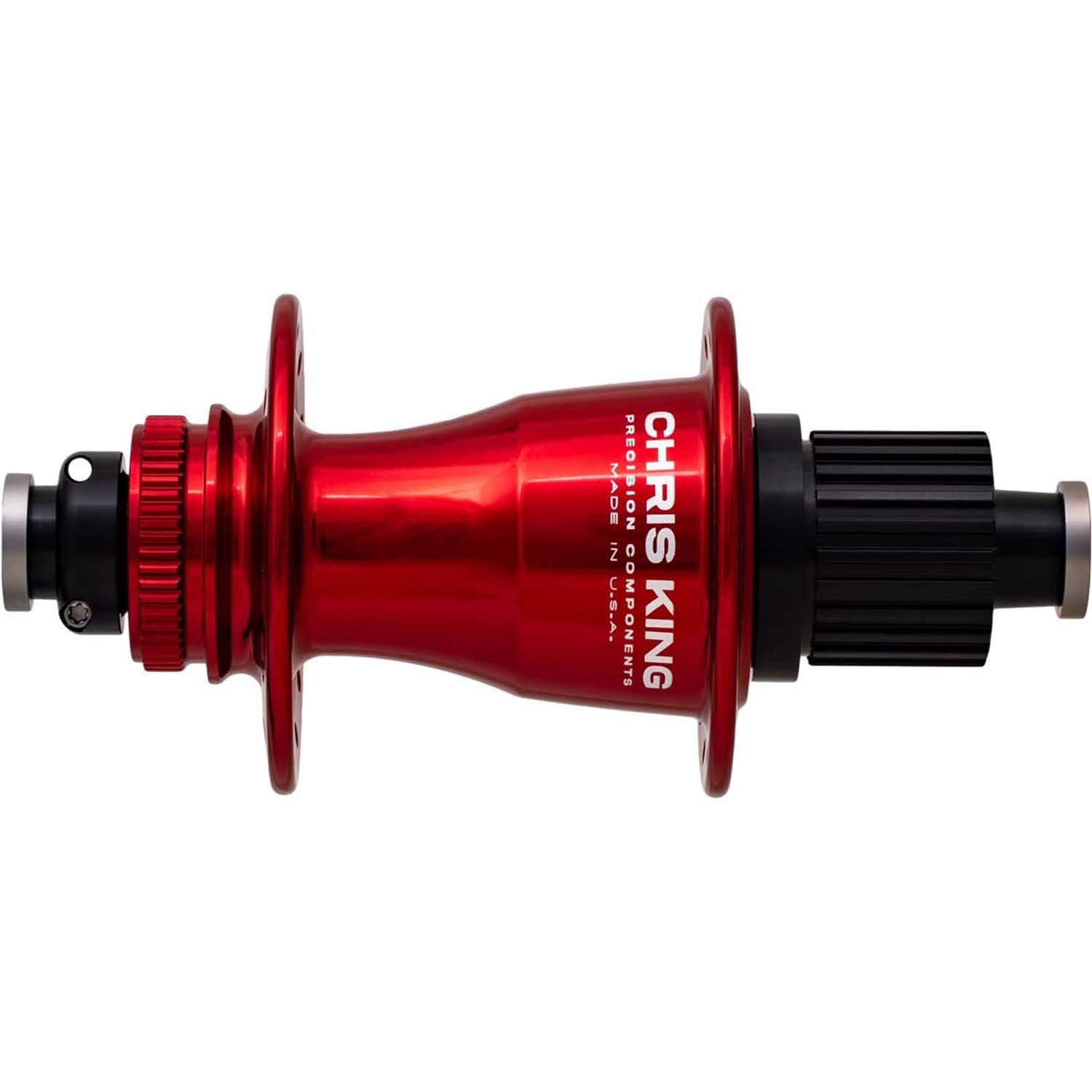 Chris King MTB Boost Centerlock Rear Hub - Shimano HG Red / 24H - Steel Bearings / Shimano HG