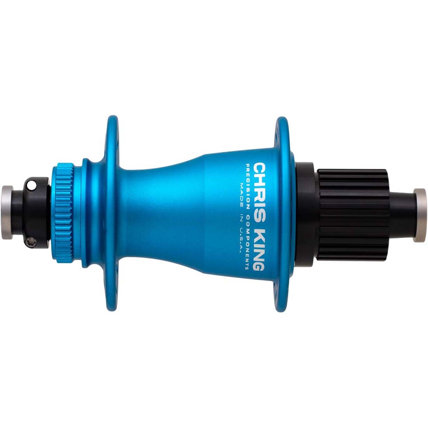 Chris King MTB Boost Centerlock Rear Hub - Shimano Microspline Matte Turquoise / 24H - Steel Bearings / Shimano Microspline