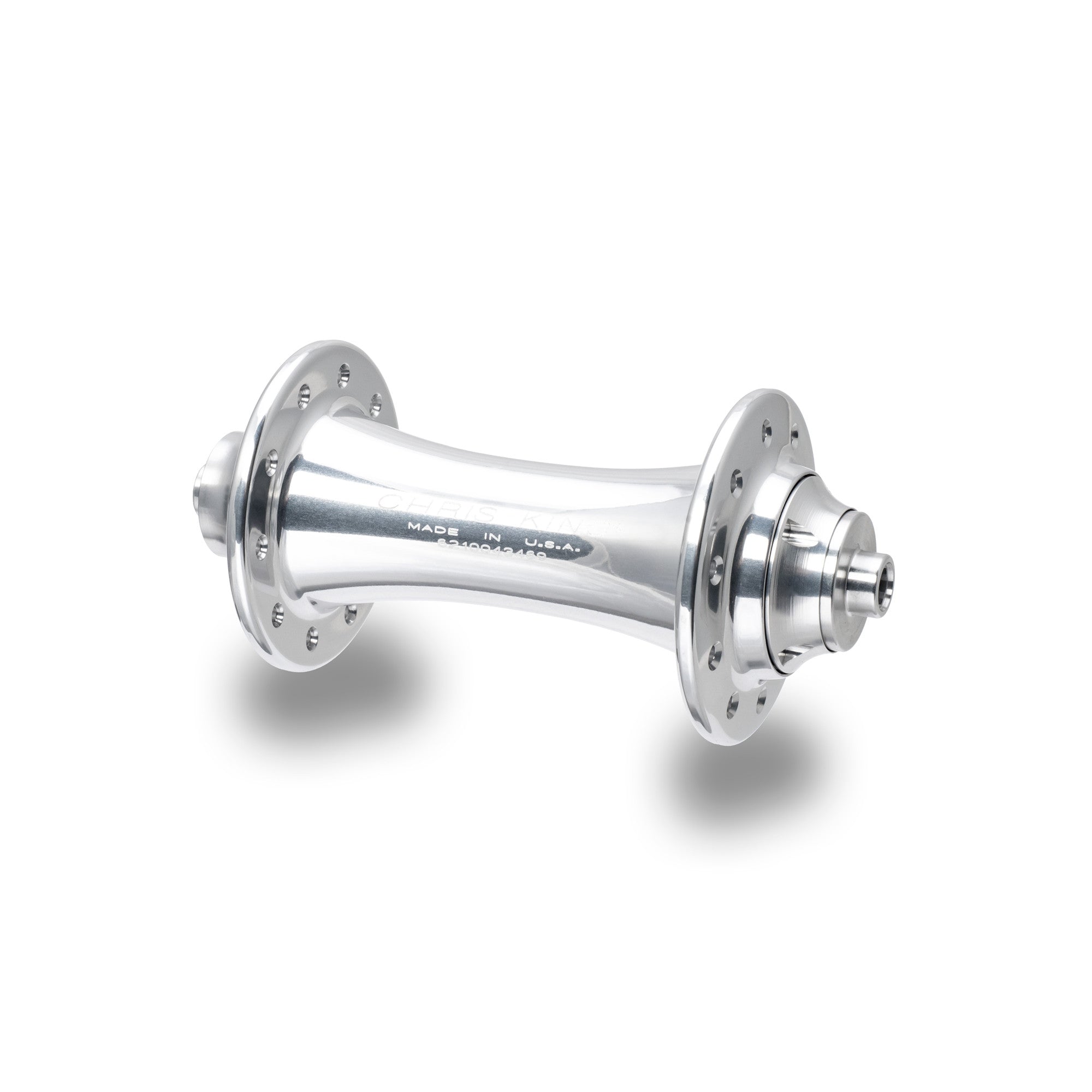Chris King Road R45 Front Hub - 100mm QR Silver / 24H - Steel Bearings