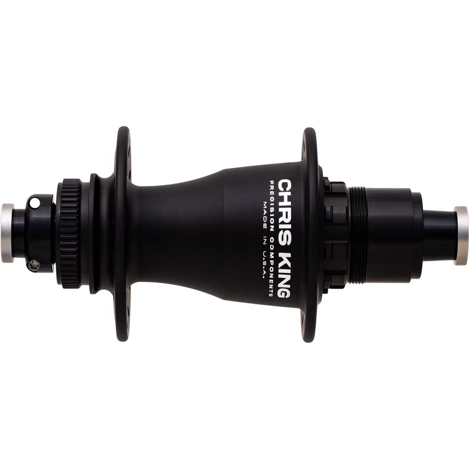 Chris King Road R45 Rear Hub - 130mm QR Matte Black / 28H - Steel Bearings / SRAM XDR