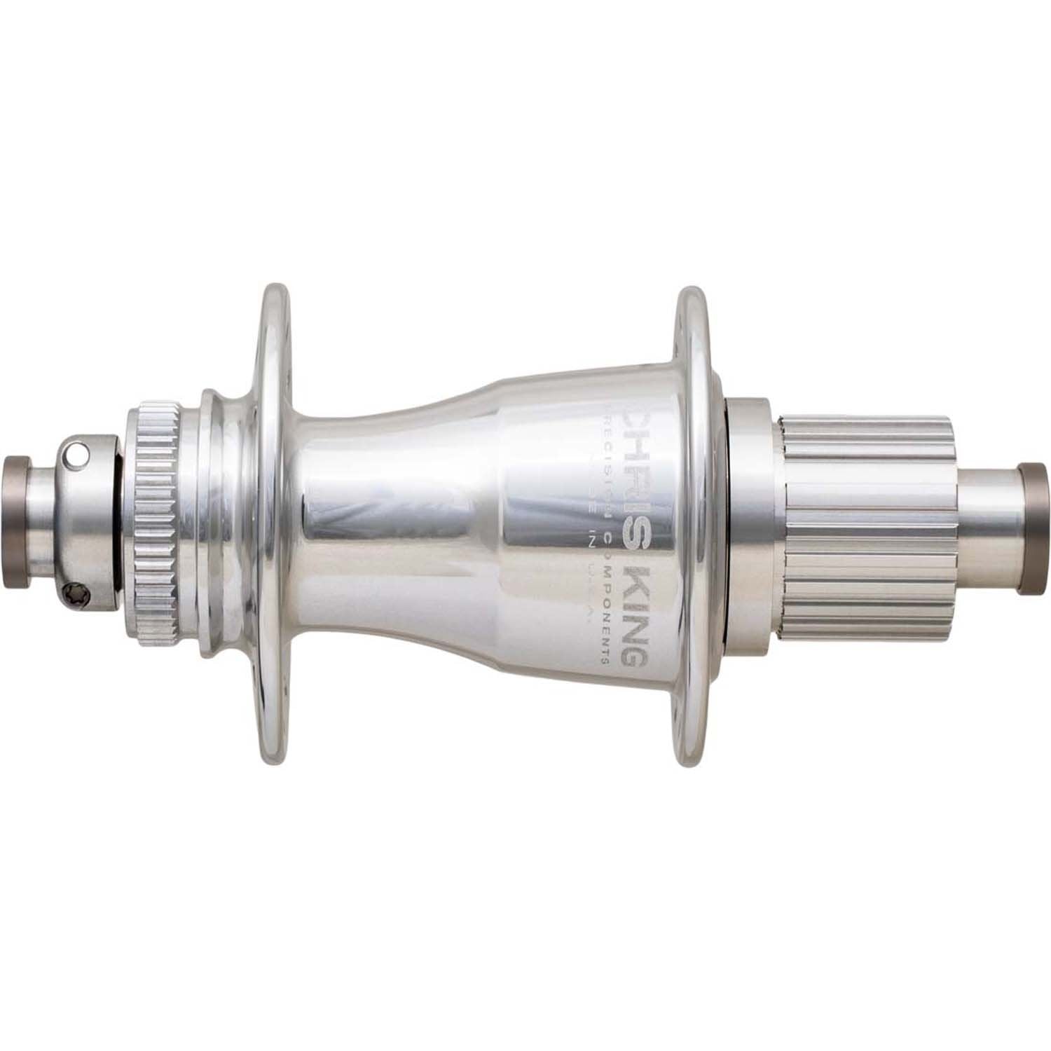 Chris King Road R45 Rear Hub - 130mm QR Silver / 28H - Steel Bearings / Shimano HG
