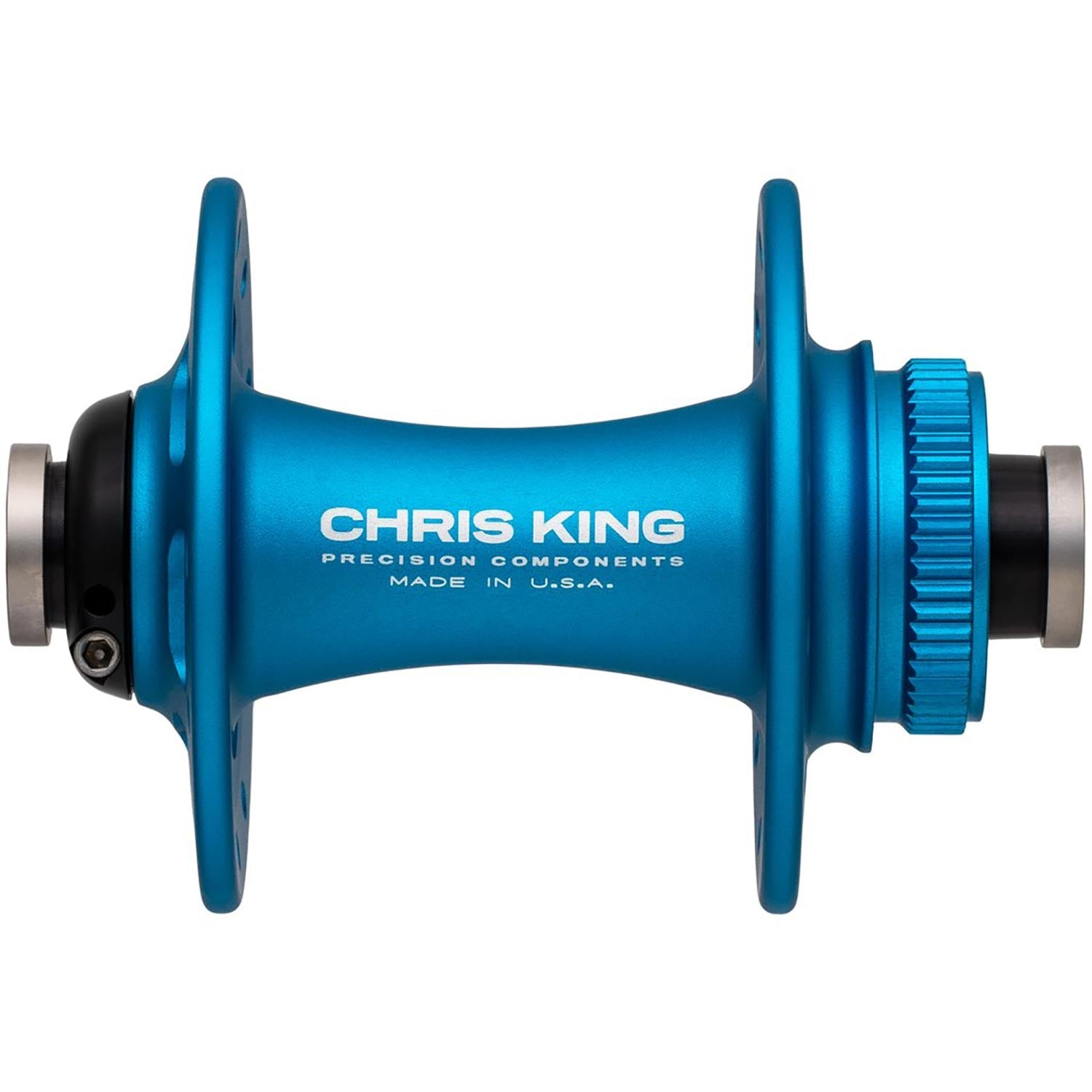 Chris King Road R45D Front Hub - 100x12mm Matte Turquoise / 24H - Steel Bearings