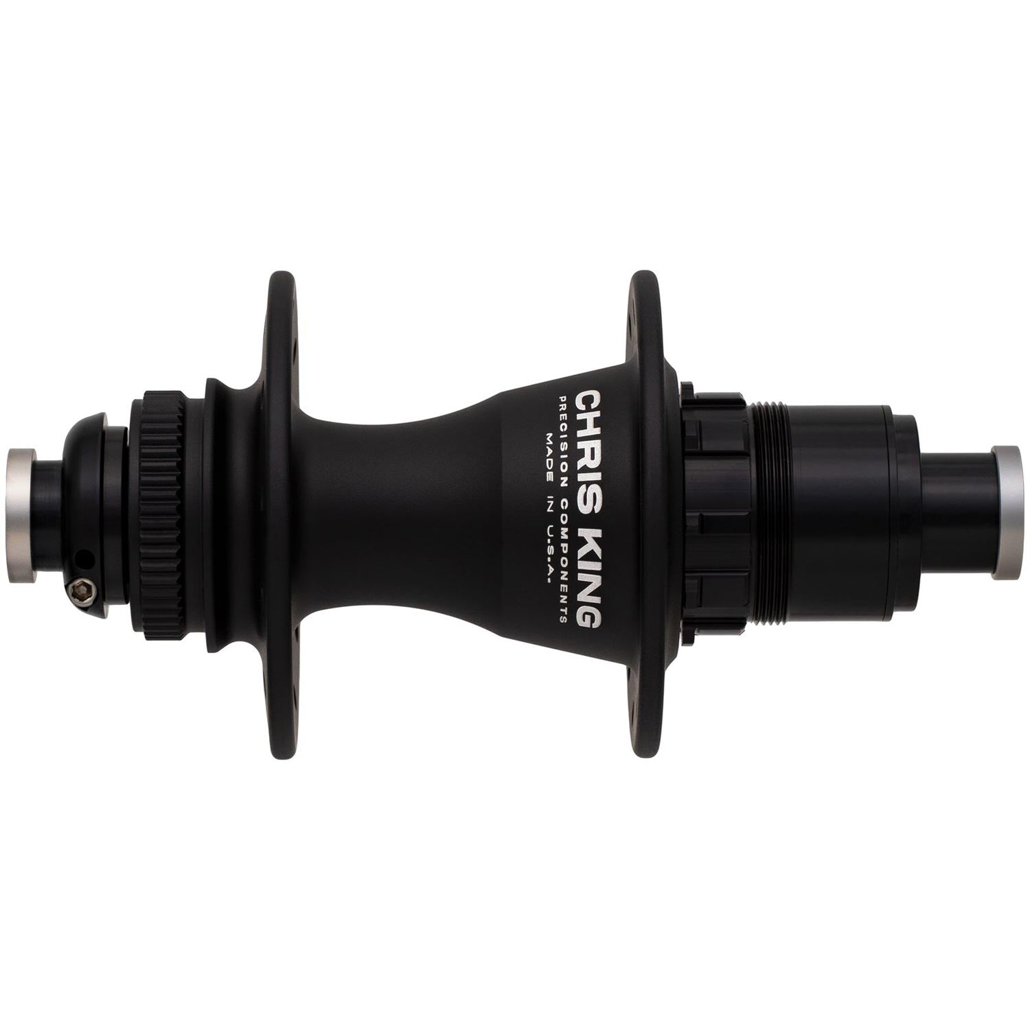 Chris King Road R45D Rear Hub - Shimano HG Matte Black / 24H - Steel Bearings / Shimano HG