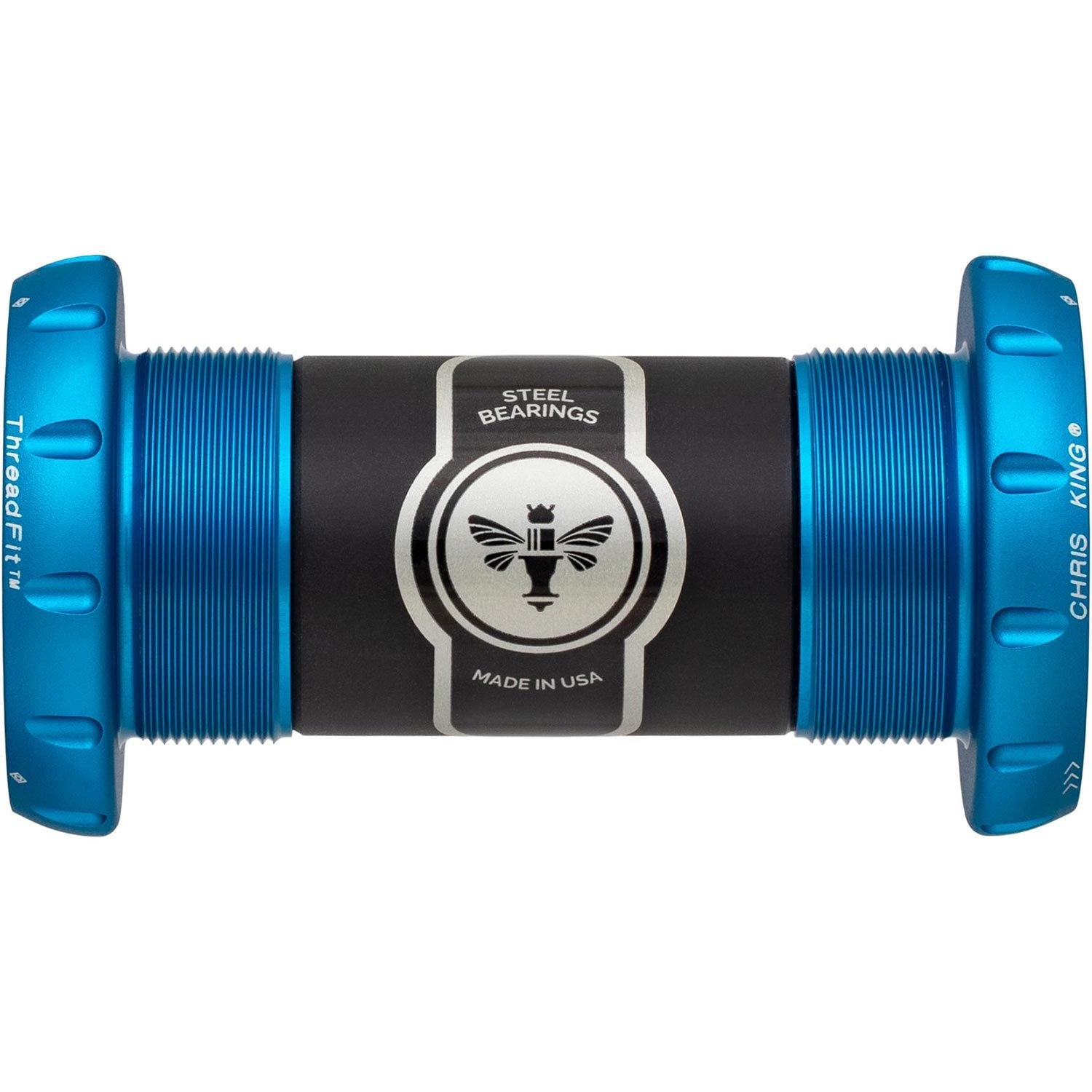 Chris King ThreadFit 30 Bottom Bracket Matte Turquoise / 68-73mm - Steel Bearings