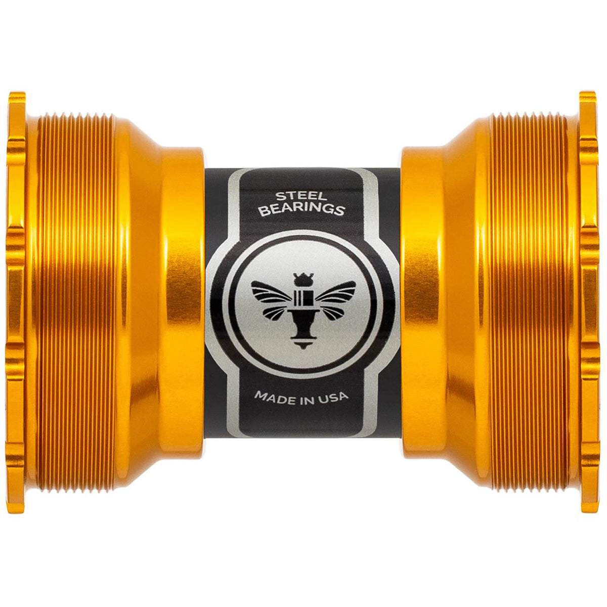 Chris King ThreadFit T47 30i Bottom Bracket Gold / 68-92mm - Steel Bearings
