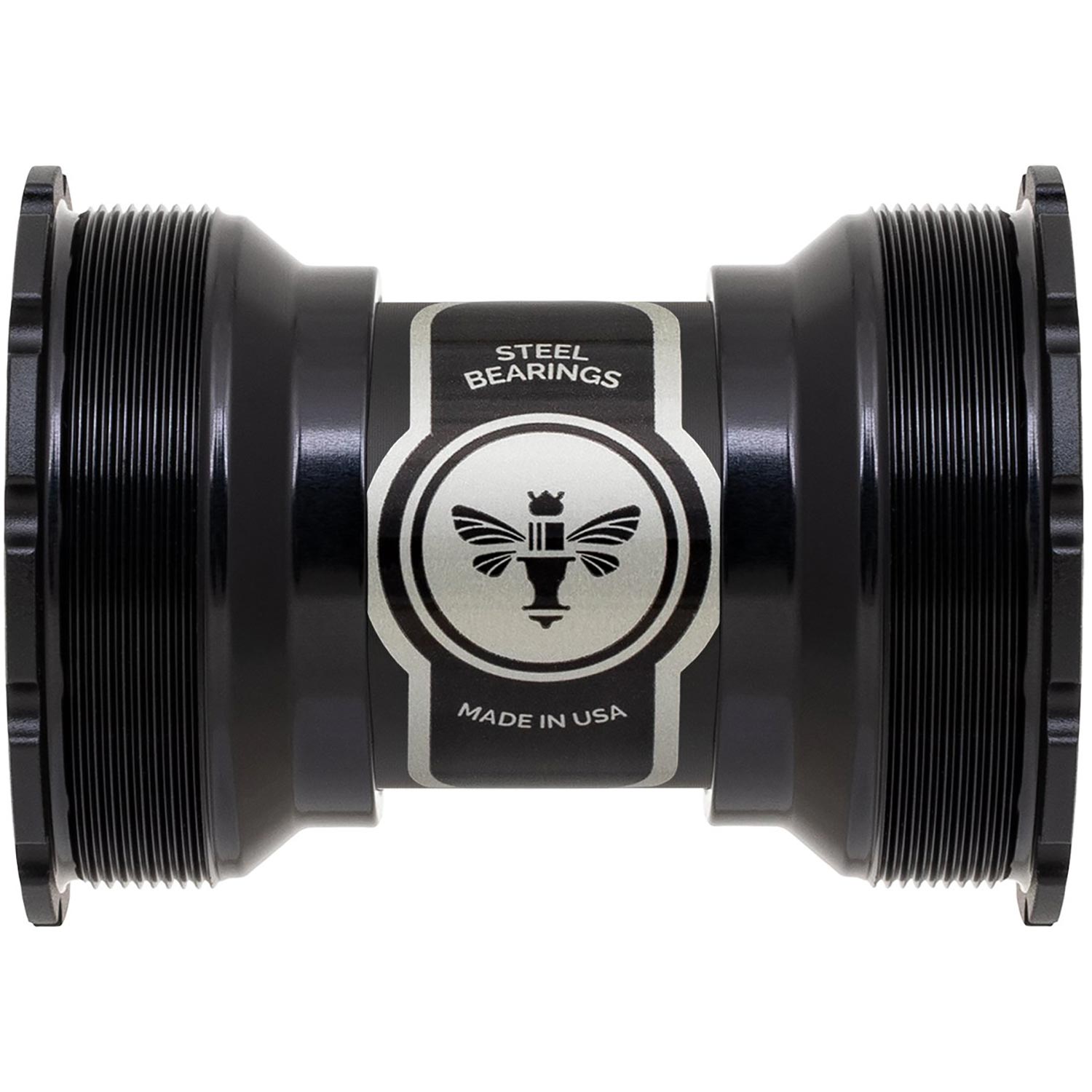 Chris King ThreadFit T47 30i Bottom Bracket Matte Black / 68-92mm - Steel Bearings