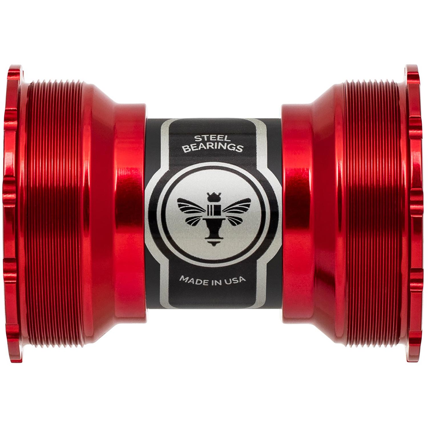 Chris King ThreadFit T47 30i Bottom Bracket Red / 68-92mm - Steel Bearings