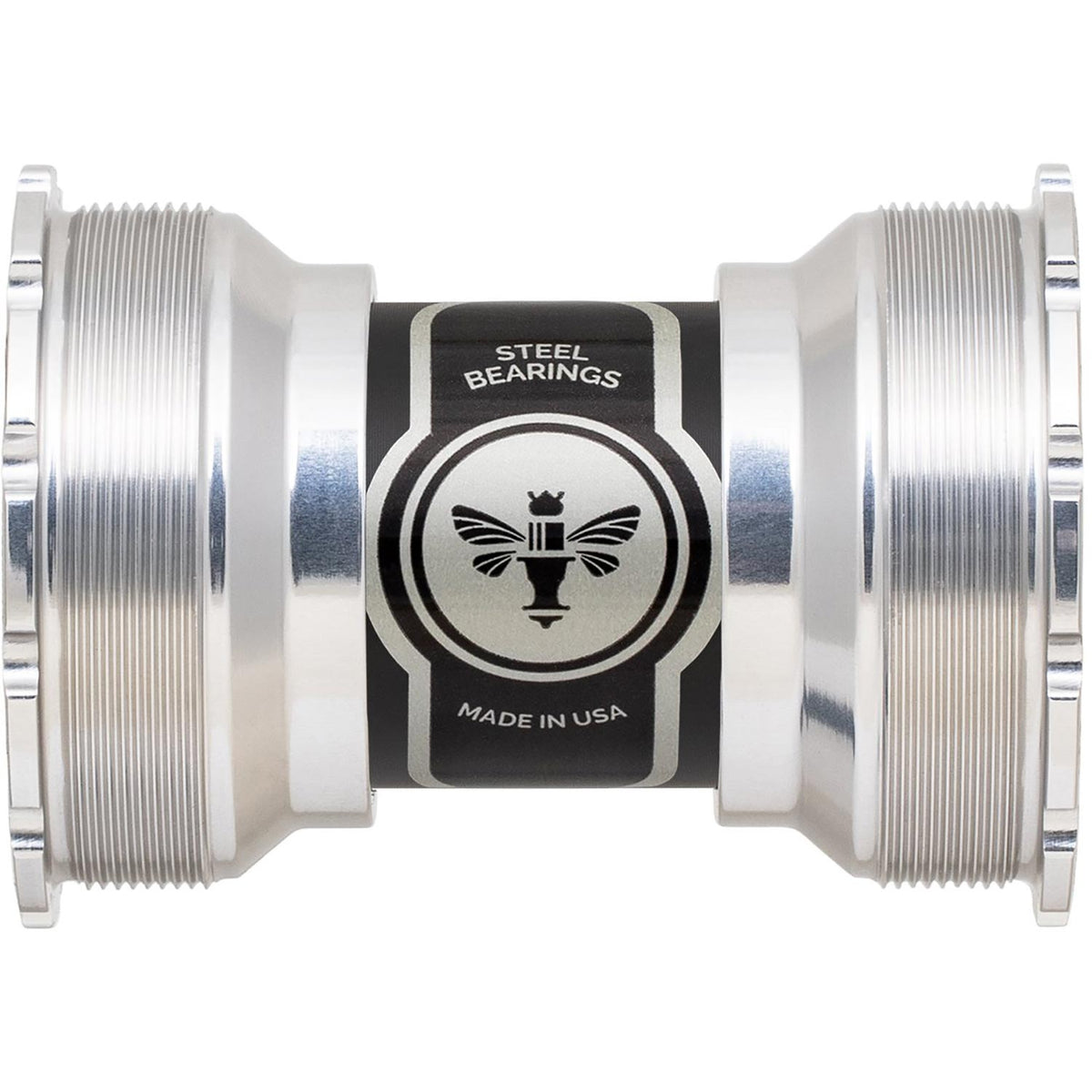 Chris King ThreadFit T47 30i Bottom Bracket Silver / 68-92mm - Steel Bearings