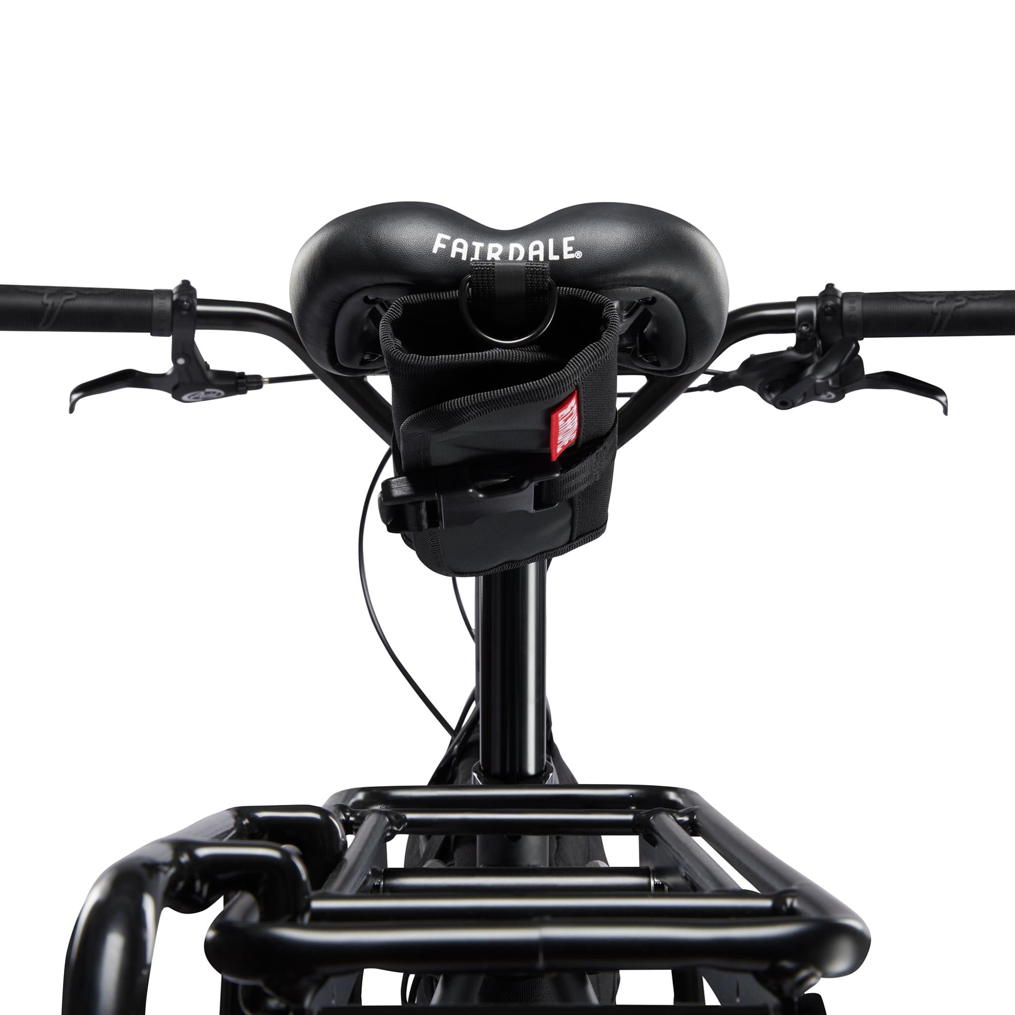 Chrome Doubletrack Saddle Roll Black